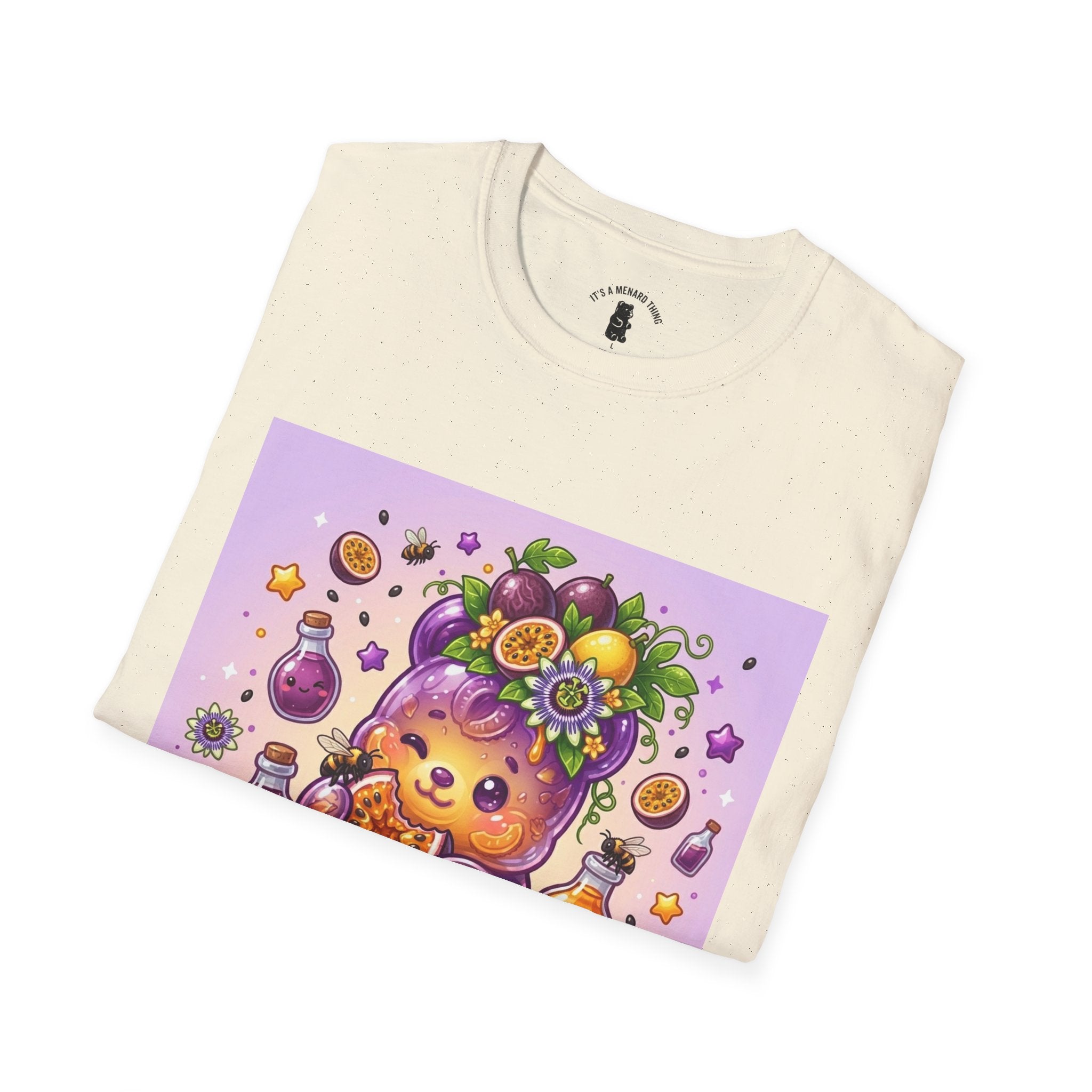 Passion Fruit, Exotic Gooey Gummy Bear— Cute Graphic T-Shirts