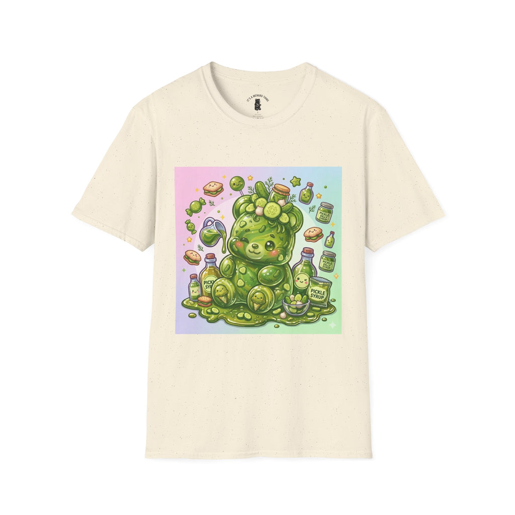 Sour Dill Pickle, Exotic Gooey Gummy Bear — Kawaii Graphic T-Shirt