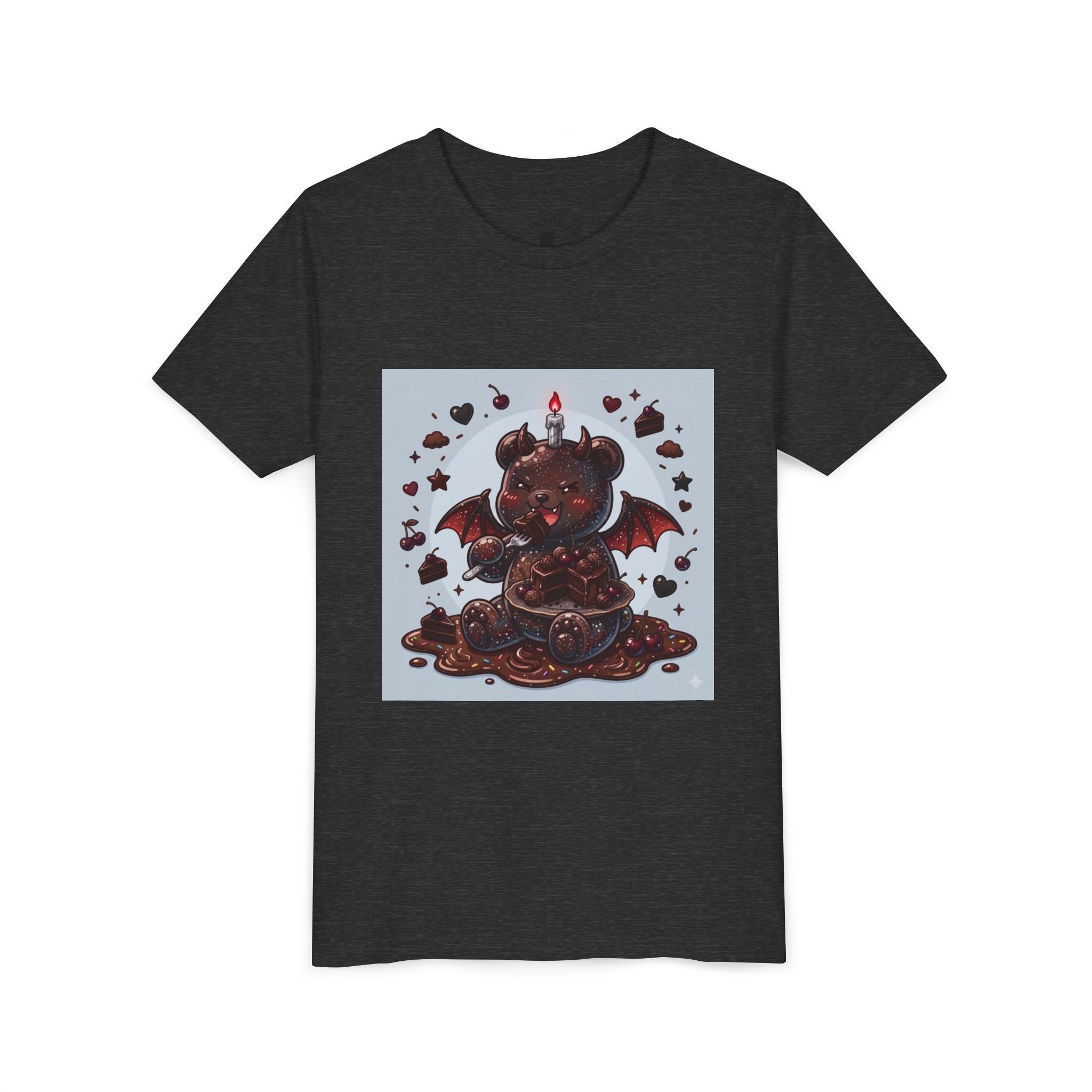 Devils Food Cake, Fudge Gooey Gummy Bear Youth Shirt