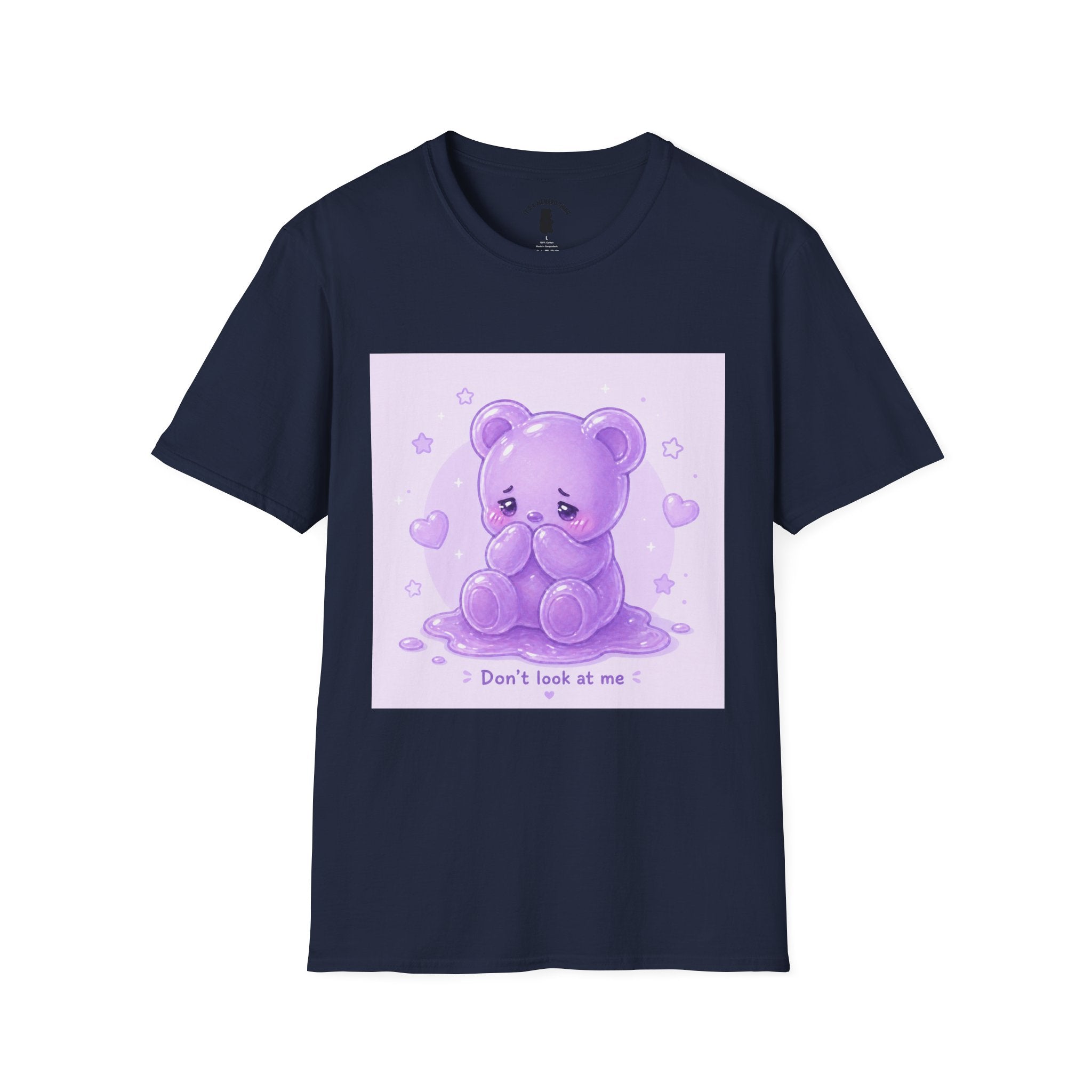 "Don't Look at Me" Shy gooey Gummy bear Kawaii T-Shirt