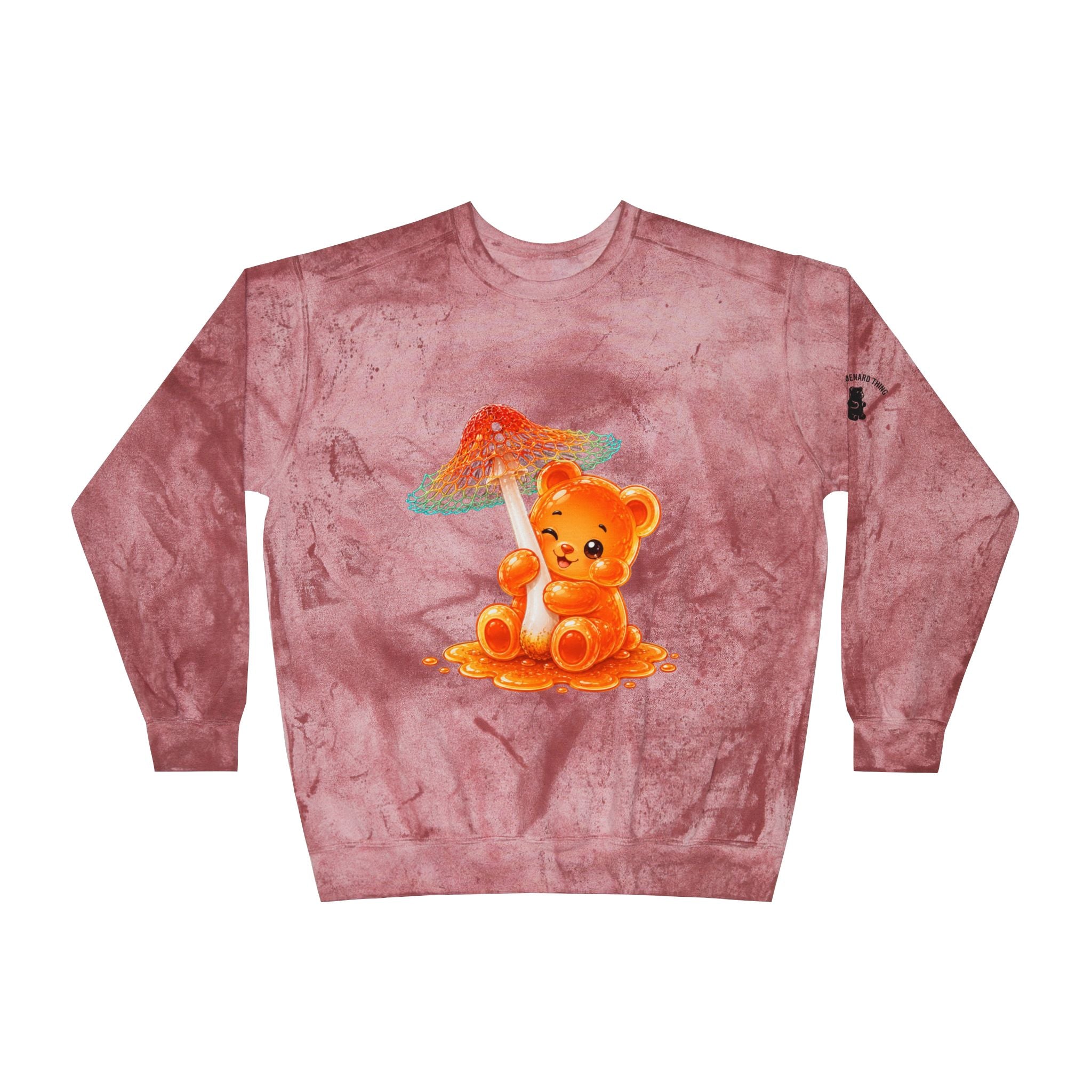 Special Mushroom, Pretty Gooey Gummy Bear Friend -Kawaii Graphic Tie-Dye