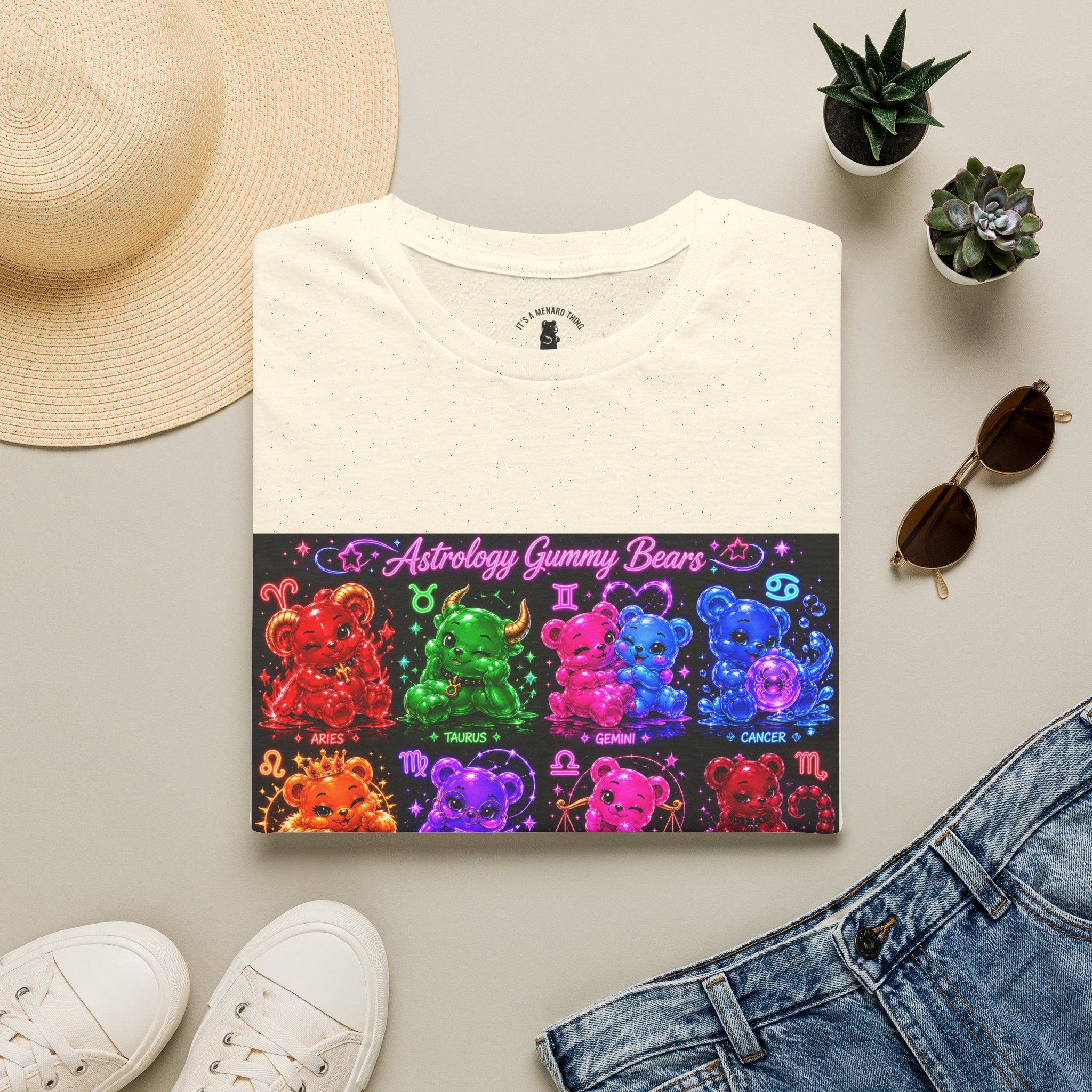 Astrology Gummy Bears Special Addition Grid — Colorful Graphic Shirt