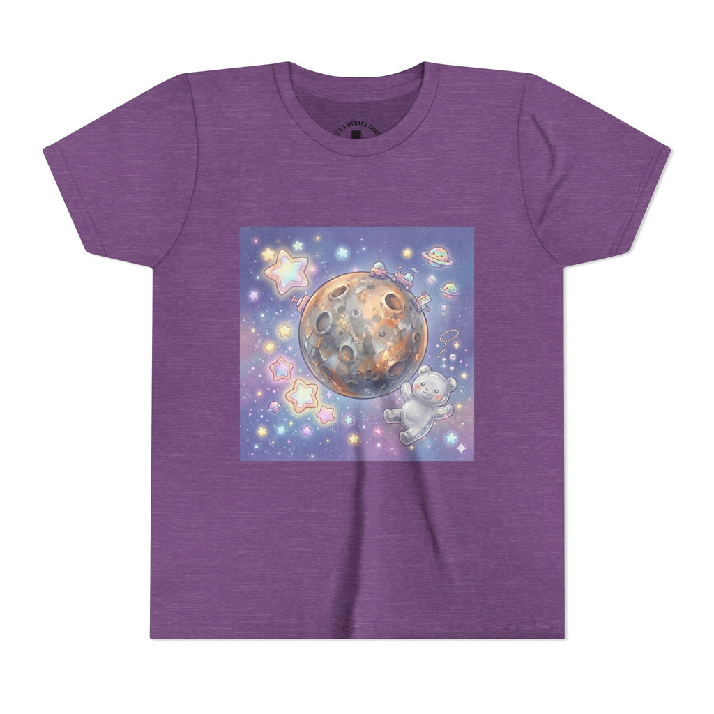 Lets Study Mercury, Silver Gooey Crystal Gummy Bear-Galaxy Graphic Youth Shirt