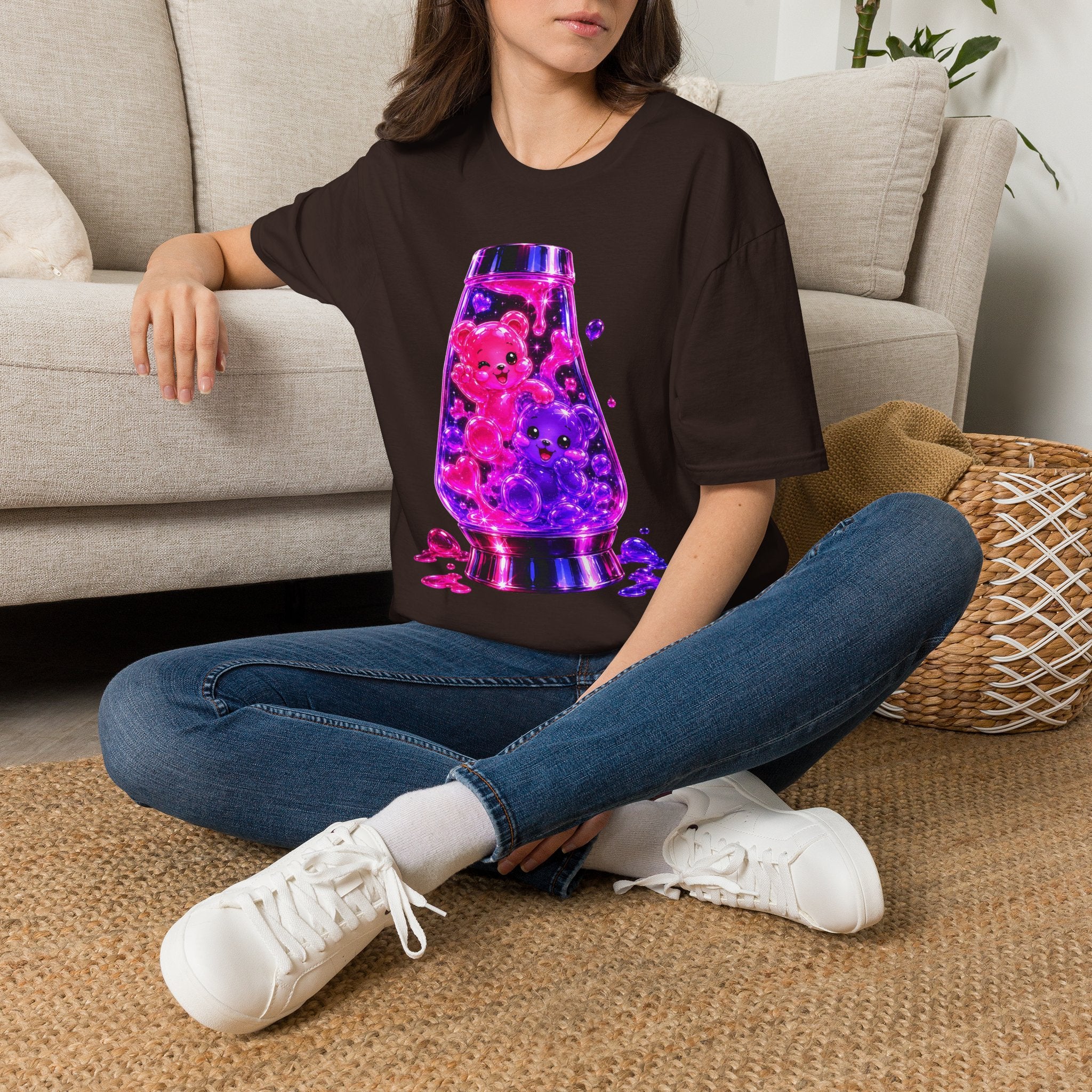 Retro Neon Special Lava Lamp, Oozy Bear Duo Gummies- Graphic Shirt