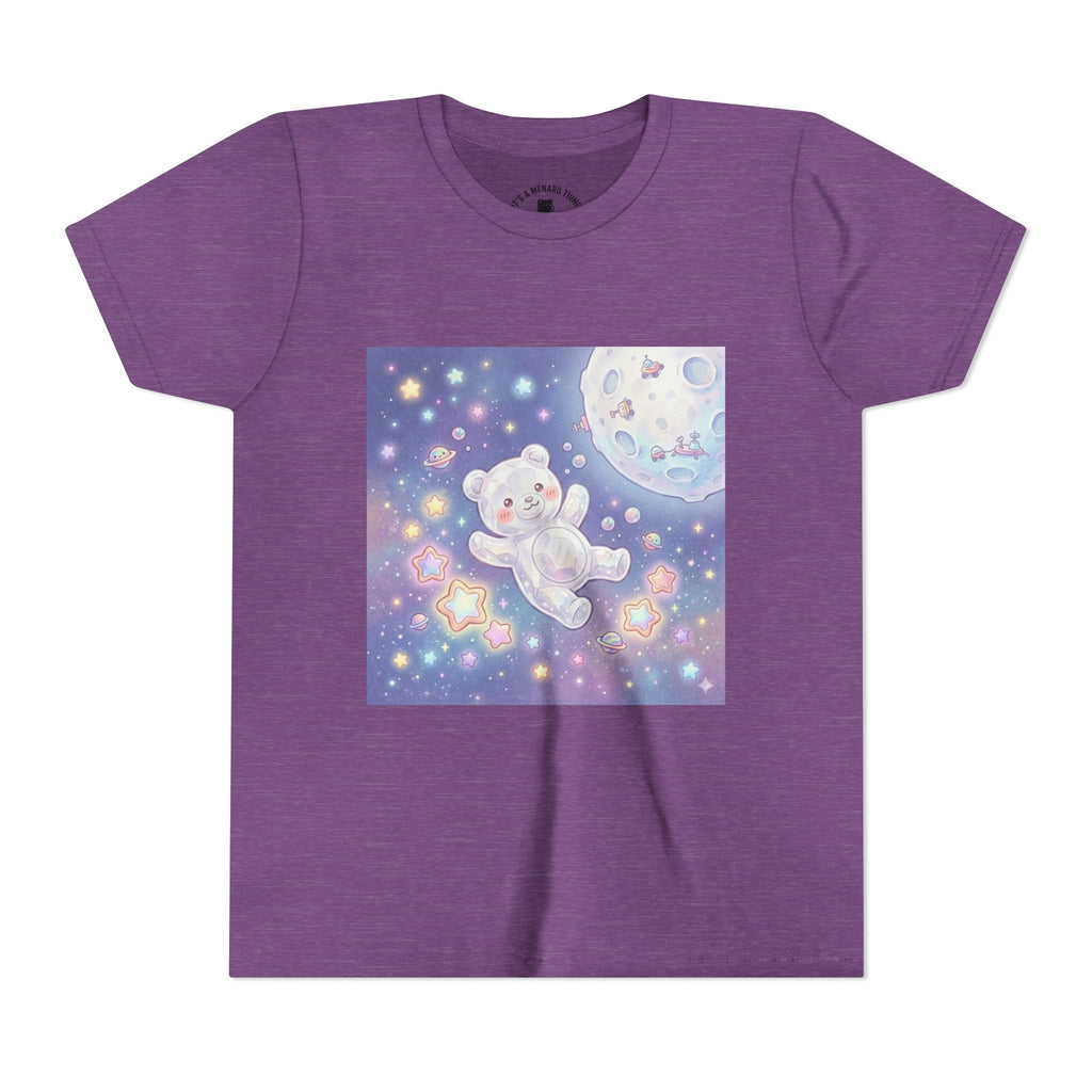"Float Me to The Moon" Gooey White Crystal Gummy Bear Youth Tee