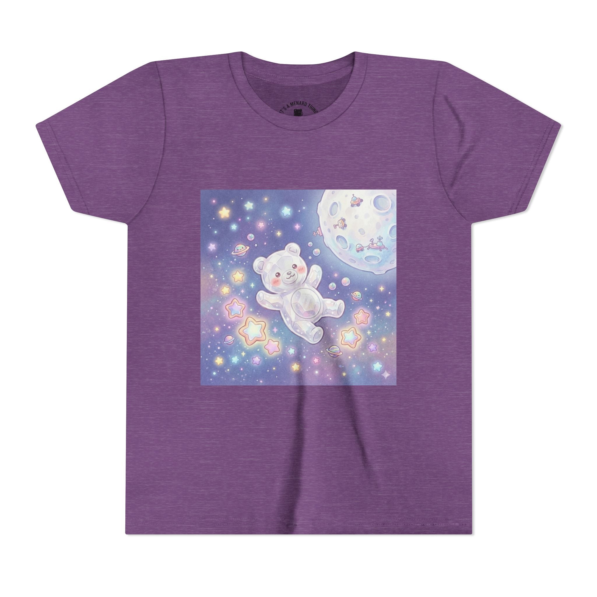 "Float Me to The Moon" Gooey White Crystal Gummy Bear Youth Tee