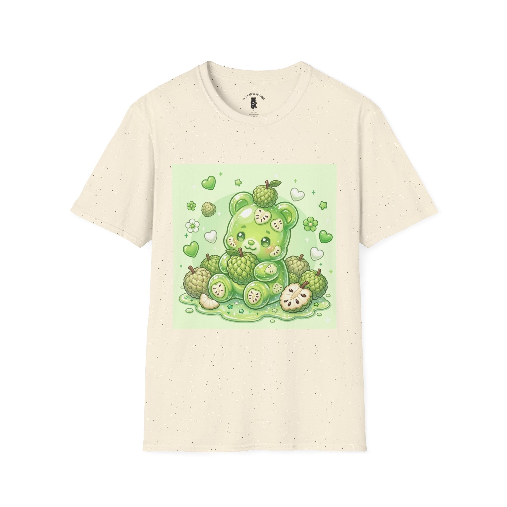 Yummy Ripe Sugar Apple, Exotic Oozy Gummy Bear- Kawaii Graphic Shirt
