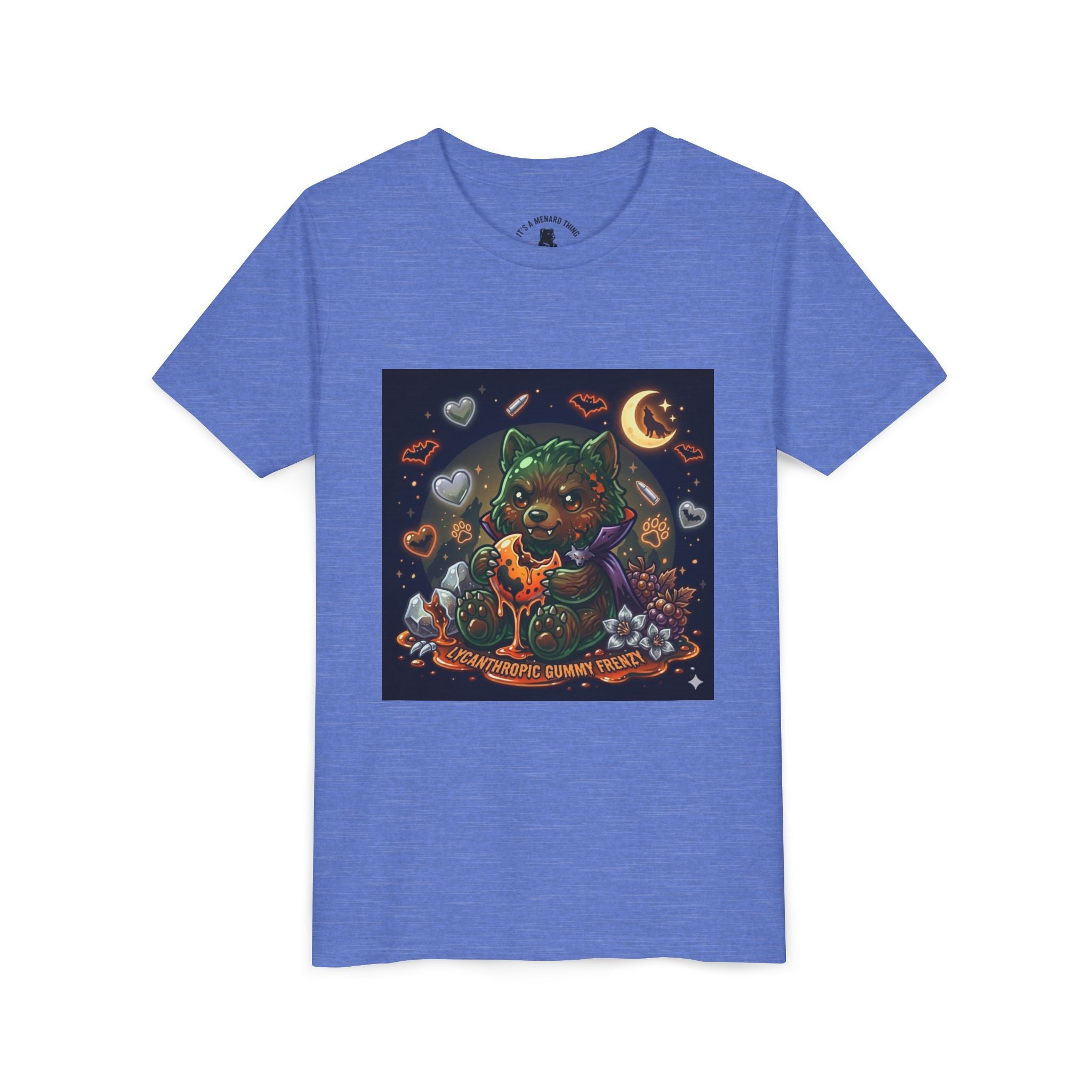 Halloween Werewolf Gooey Gummy Bear- Youth T-Shirt