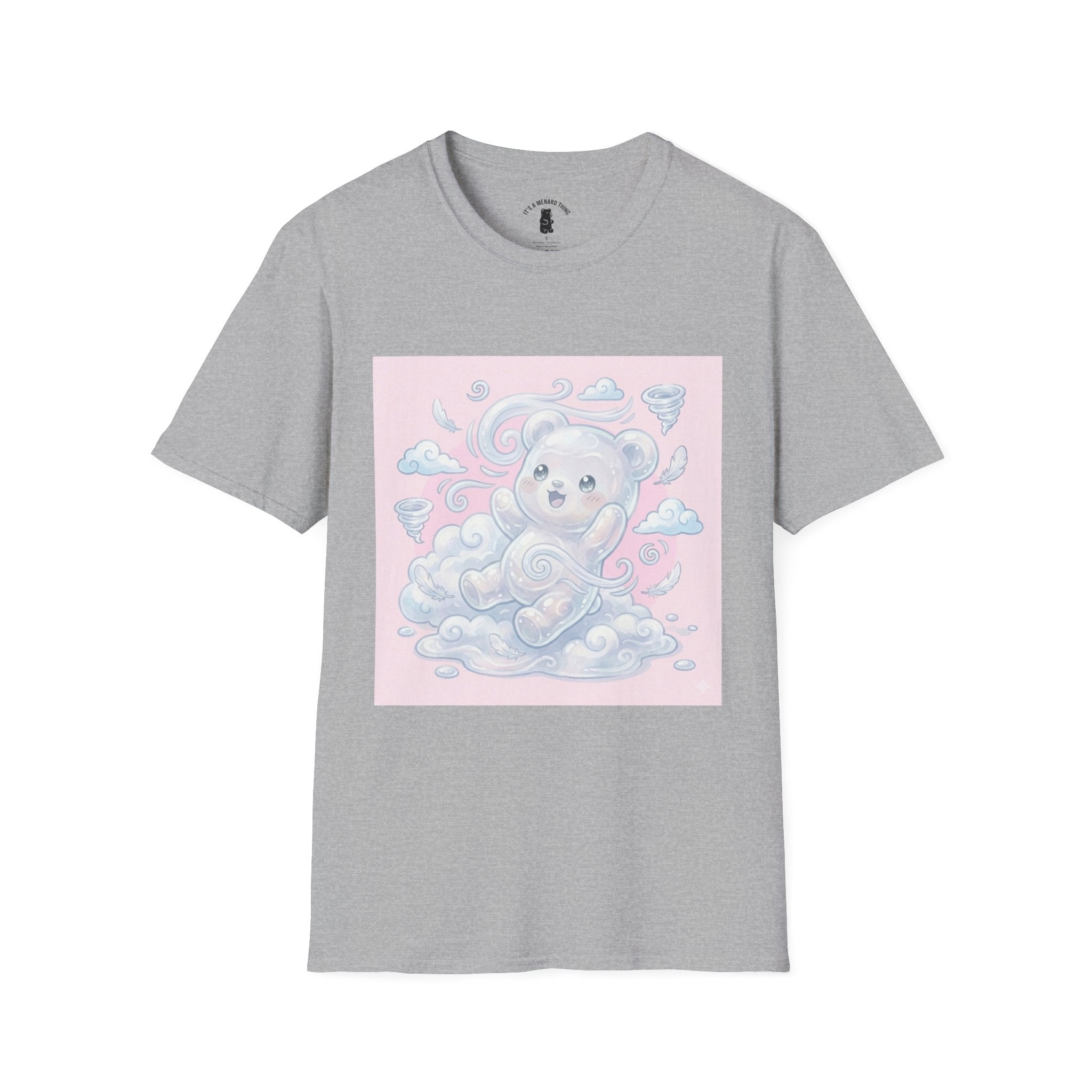 Elemental, Air White Gooey Gummy Bear — Pastel Graphic Tee