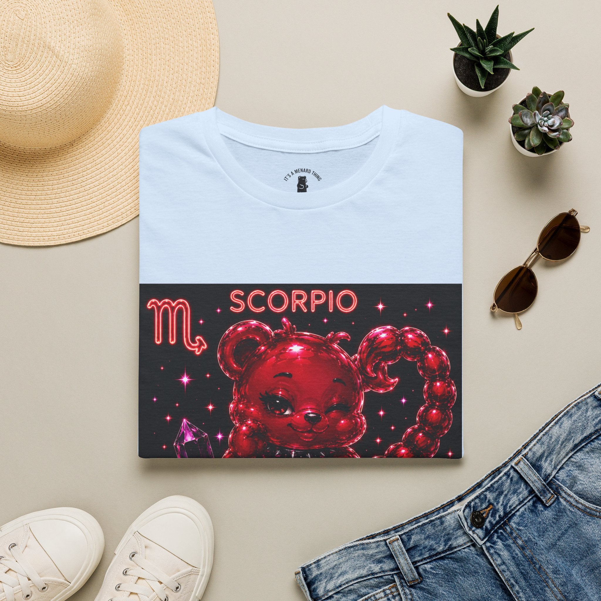 Scorpio Zodiac Astrology Oozy Bear Special Additon- Graphic Shirt