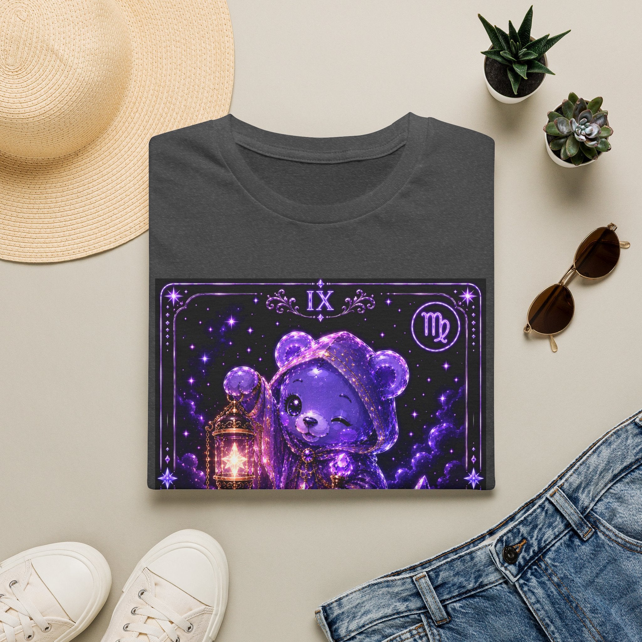 The Hermit Tarot Cosmic Oozy Bear Friend- Graphic Shirt