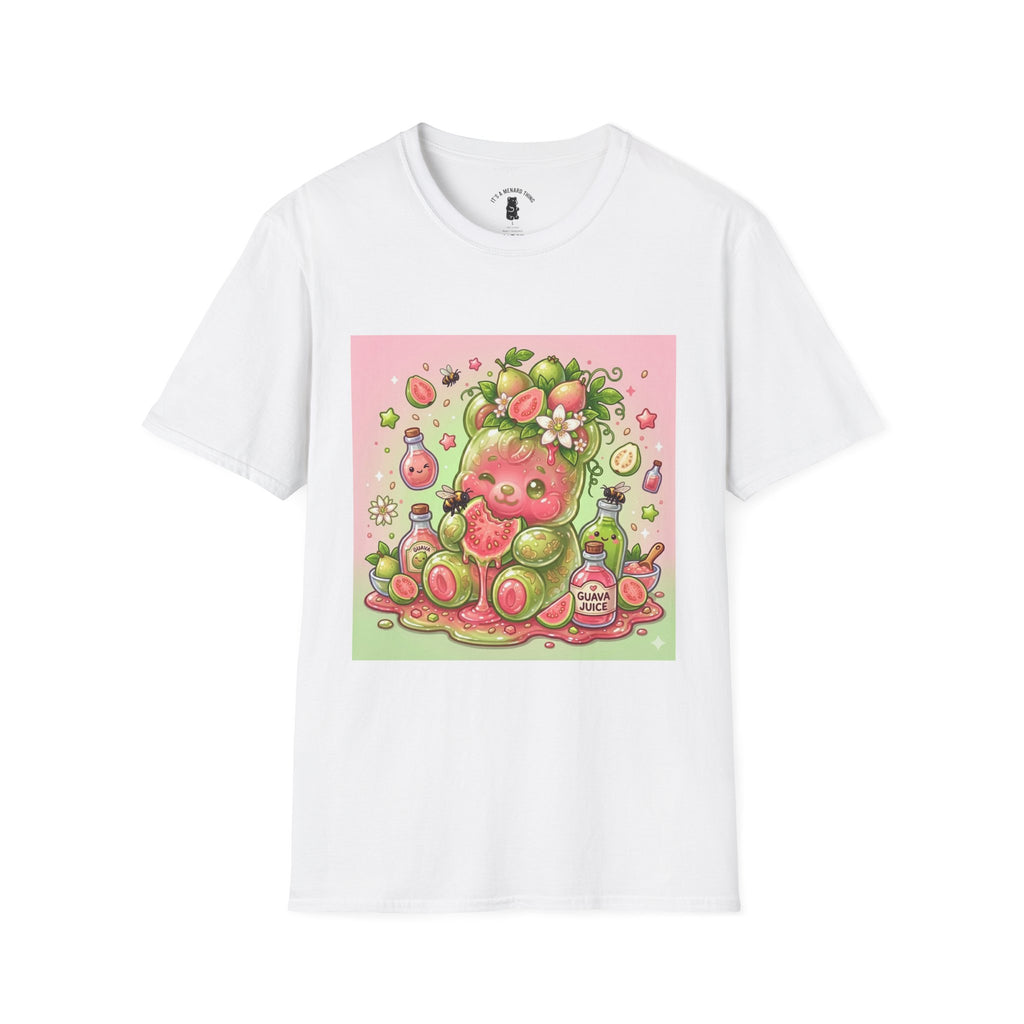 Sweet little Guava, Exotic Fruit Gooey Gummy Bear — Kawaii Graphic T-Shirt