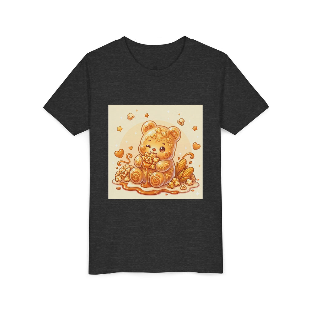 Caramel Corn Gooey Gummy Bear Graphic Youth Shirt