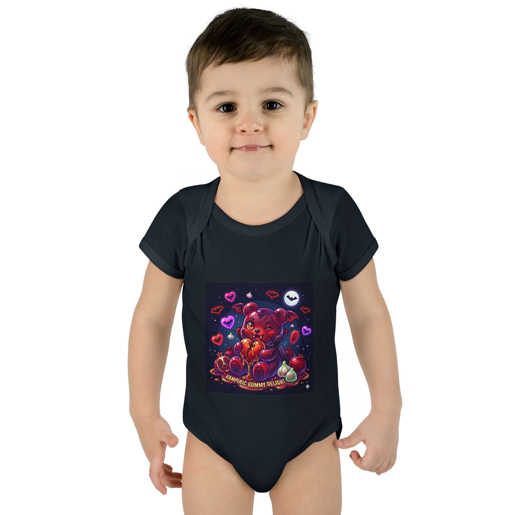 Baby Bodysuit - Cute Vampire Gooey Gummy Bear