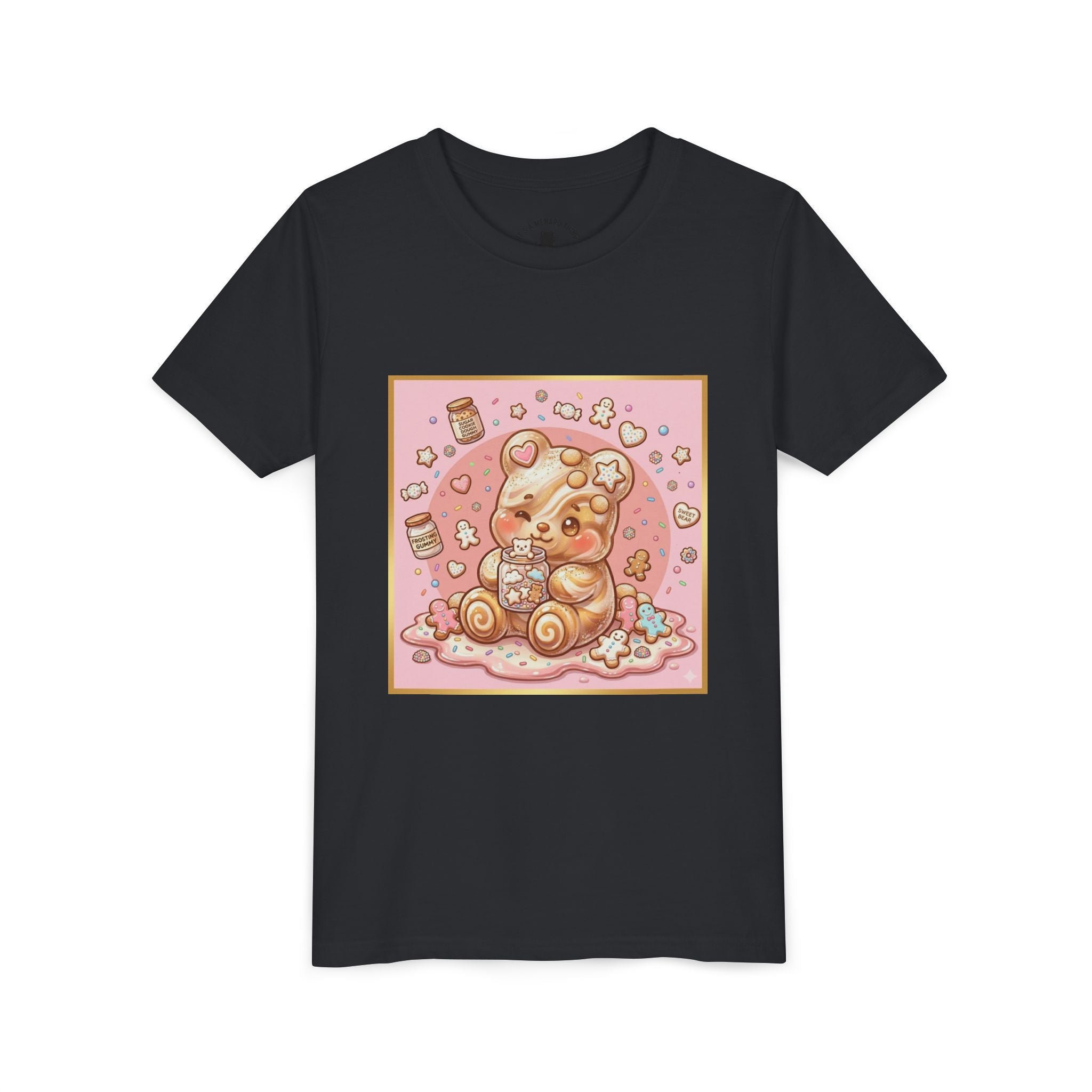 Sugar Frosted Holiday Cookie Gooey Gummy Bear Youth T-Shirt