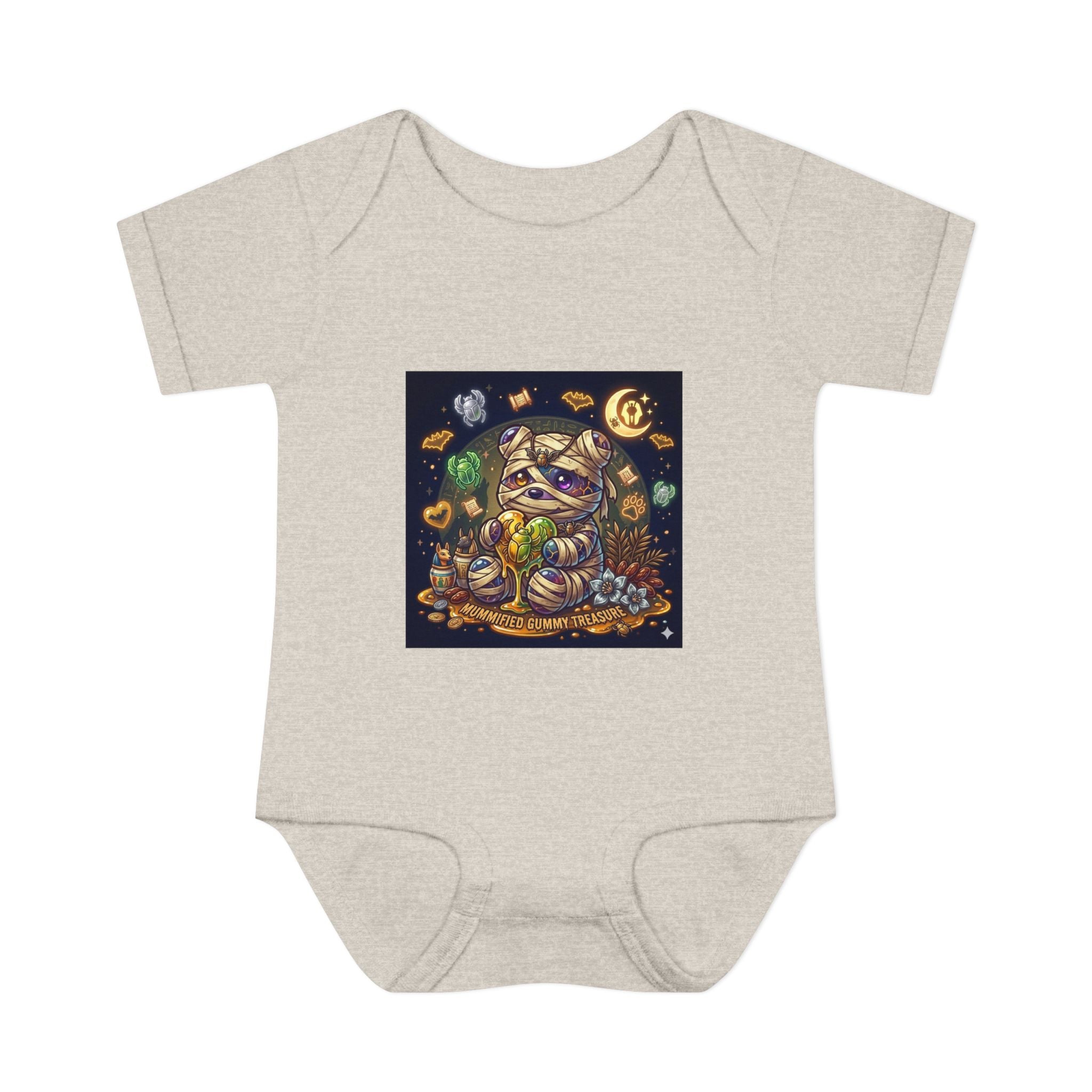 Infant Bodysuit - Cute Gooey Mummy Bear Halloween