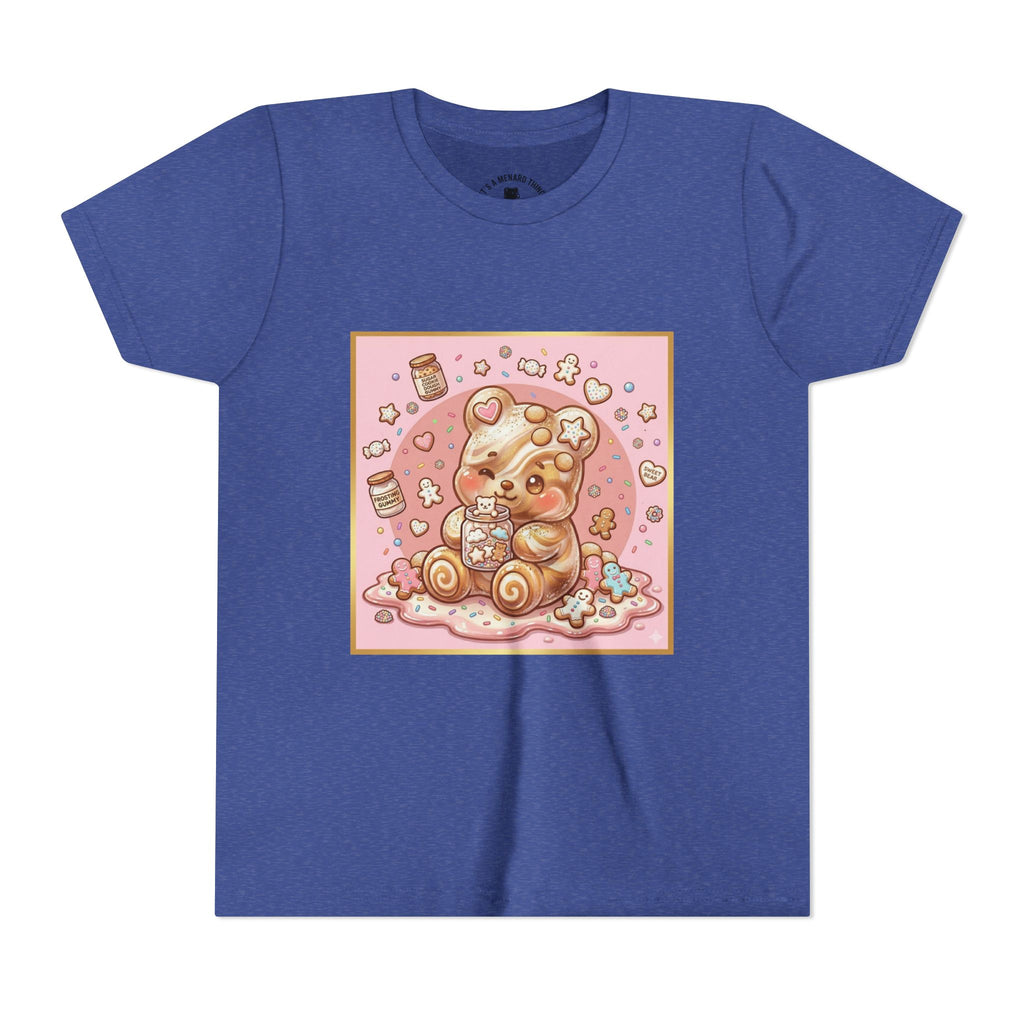 Sugar Frosted Holiday Cookie Gooey Gummy Bear Youth T-Shirt