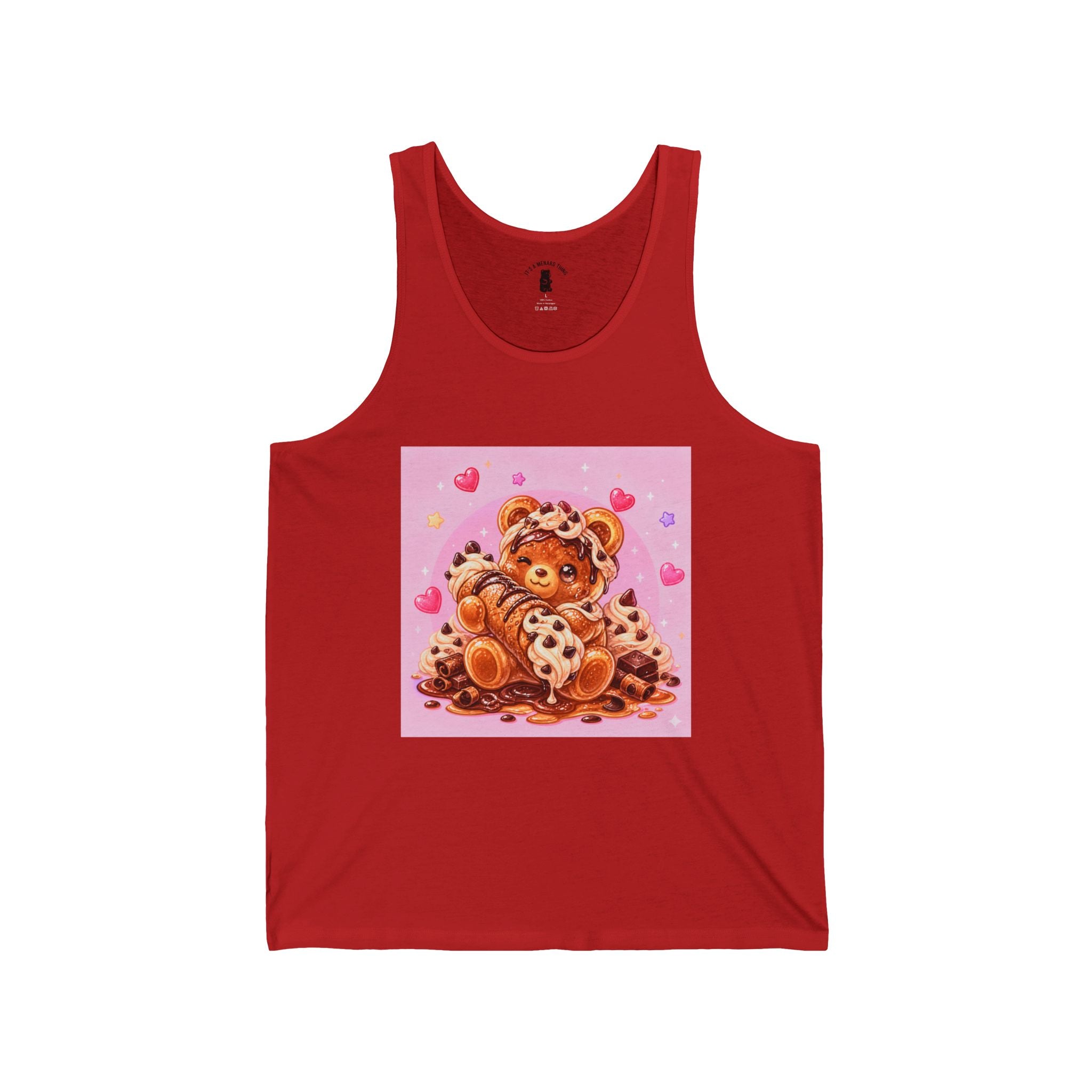 My Little Cannoli Baby, Gooey Gummy Bear- Kawaii Graphic Tank Top