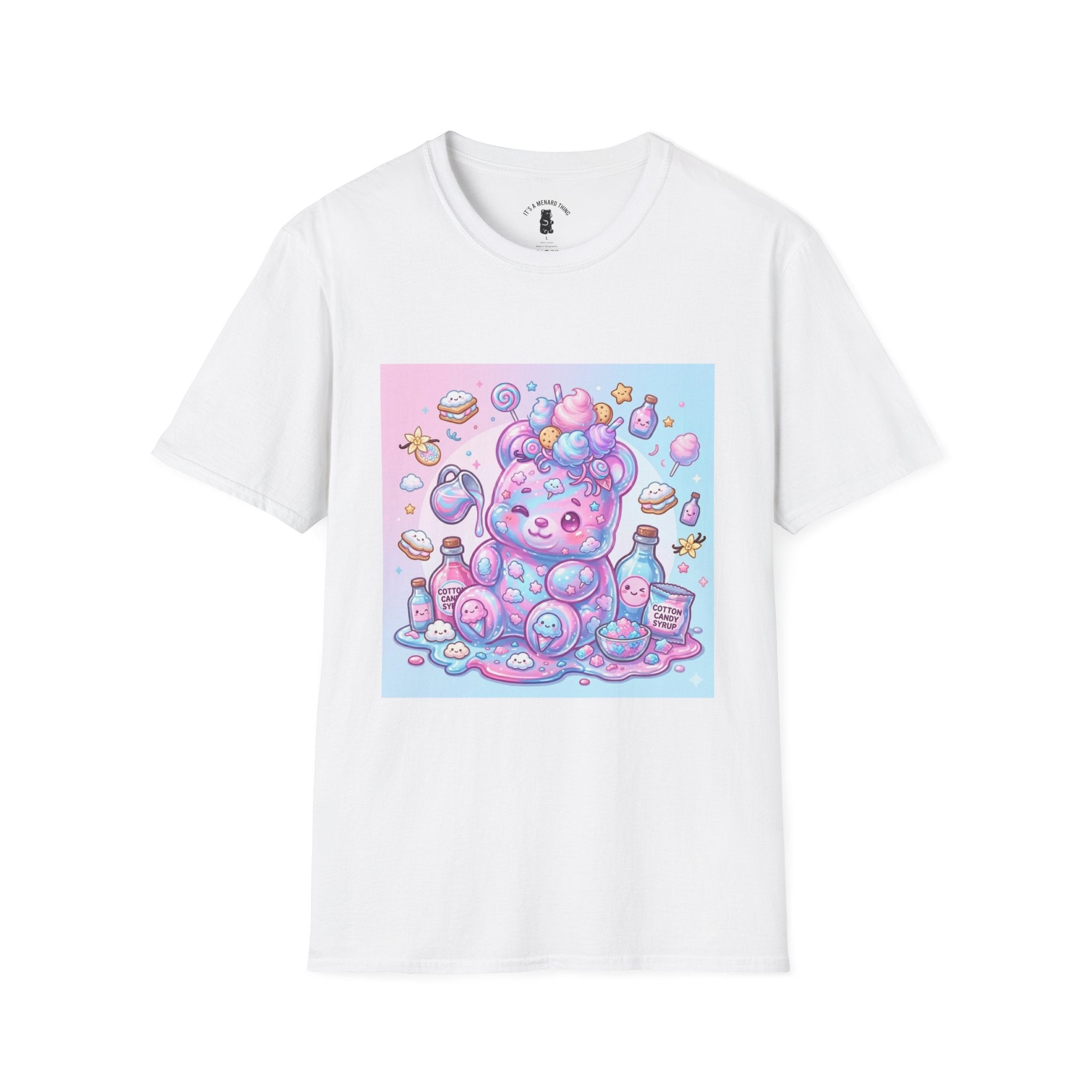 Cotton Candy Gooey Gummy Bear — Kawaii Graphic T-Shirt