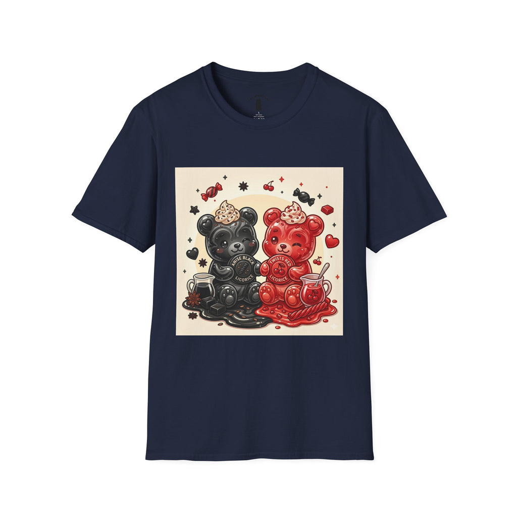 Licorice Twins, Gooey Gummy bears — Kawaii Graphic T-Shirt