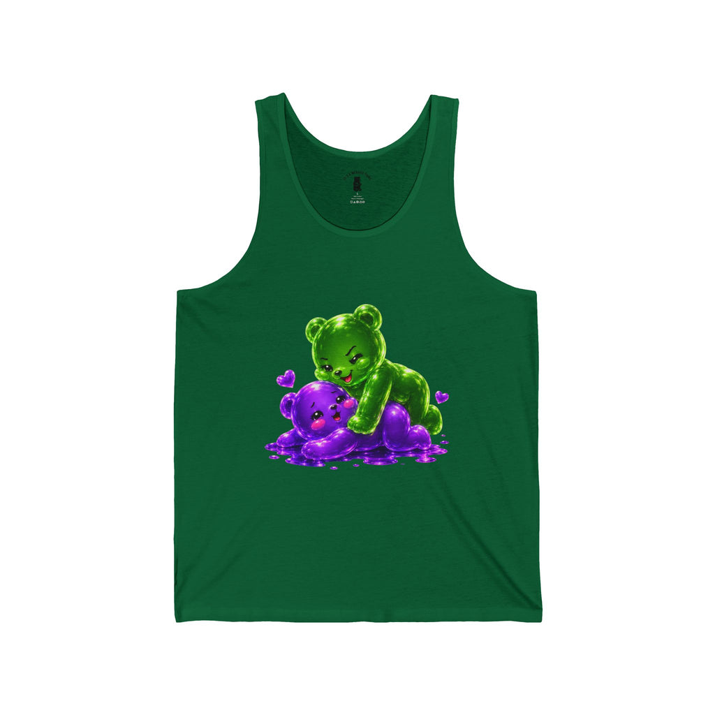 Wrestling Around, Oozy Bear Couple Gummies Special Addition- Graphic Tank Top (Adults Only!)