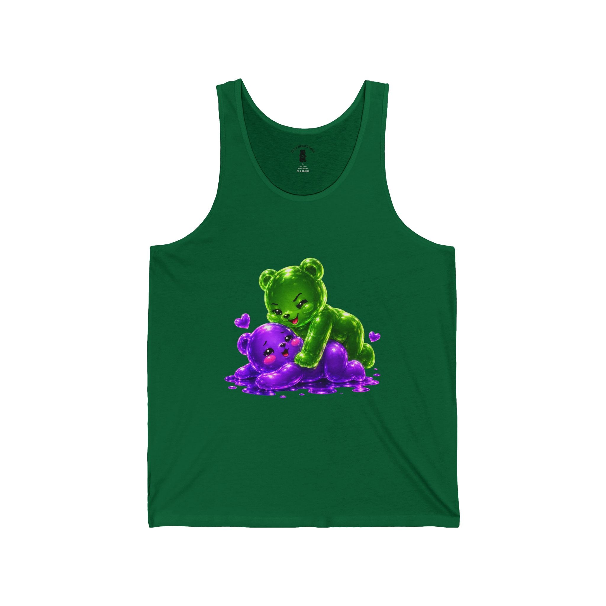 Wrestling Around, Oozy Bear Couple Gummies Special Addition- Graphic Tank Top (Adults Only!)