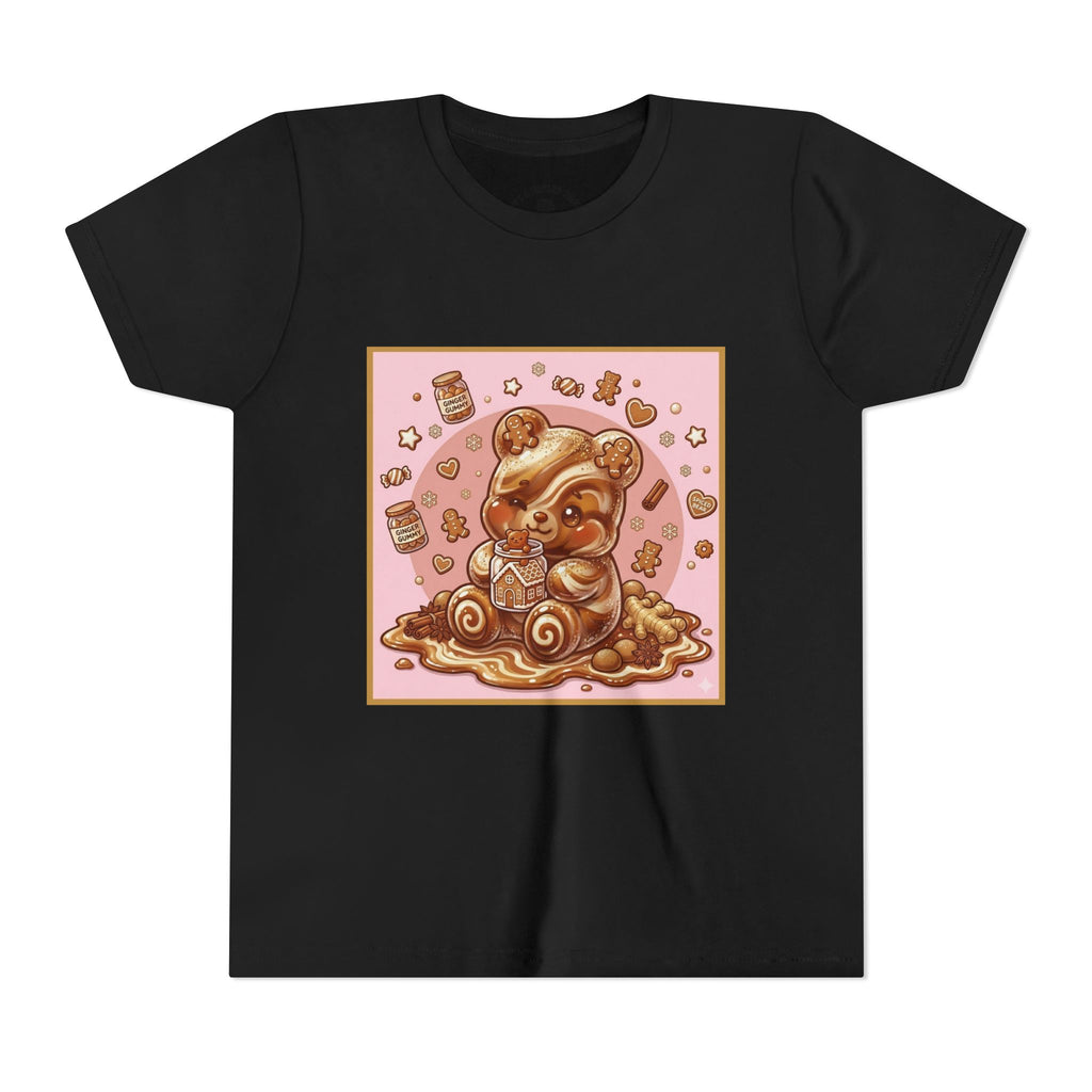 Gooey Gummy Bear Ginger Bread Graphic Youth T-Shirt