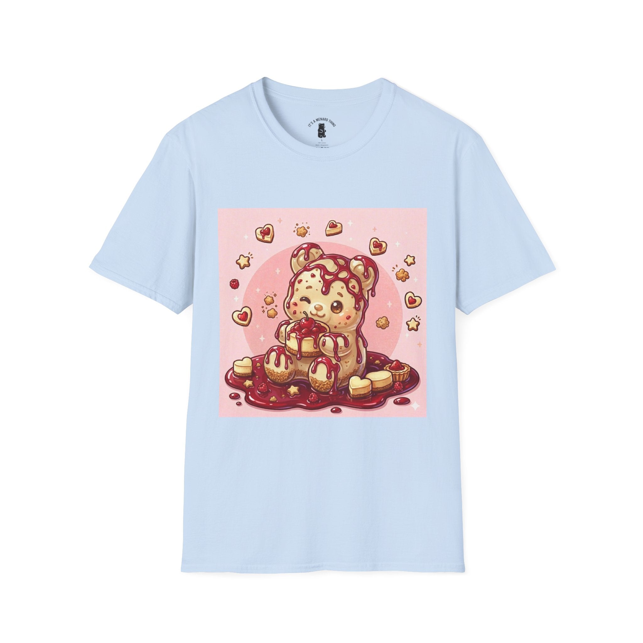 Raspberry Cheese Cake Gooey Gummy Bear — Kawaii Grapic T-Shirt