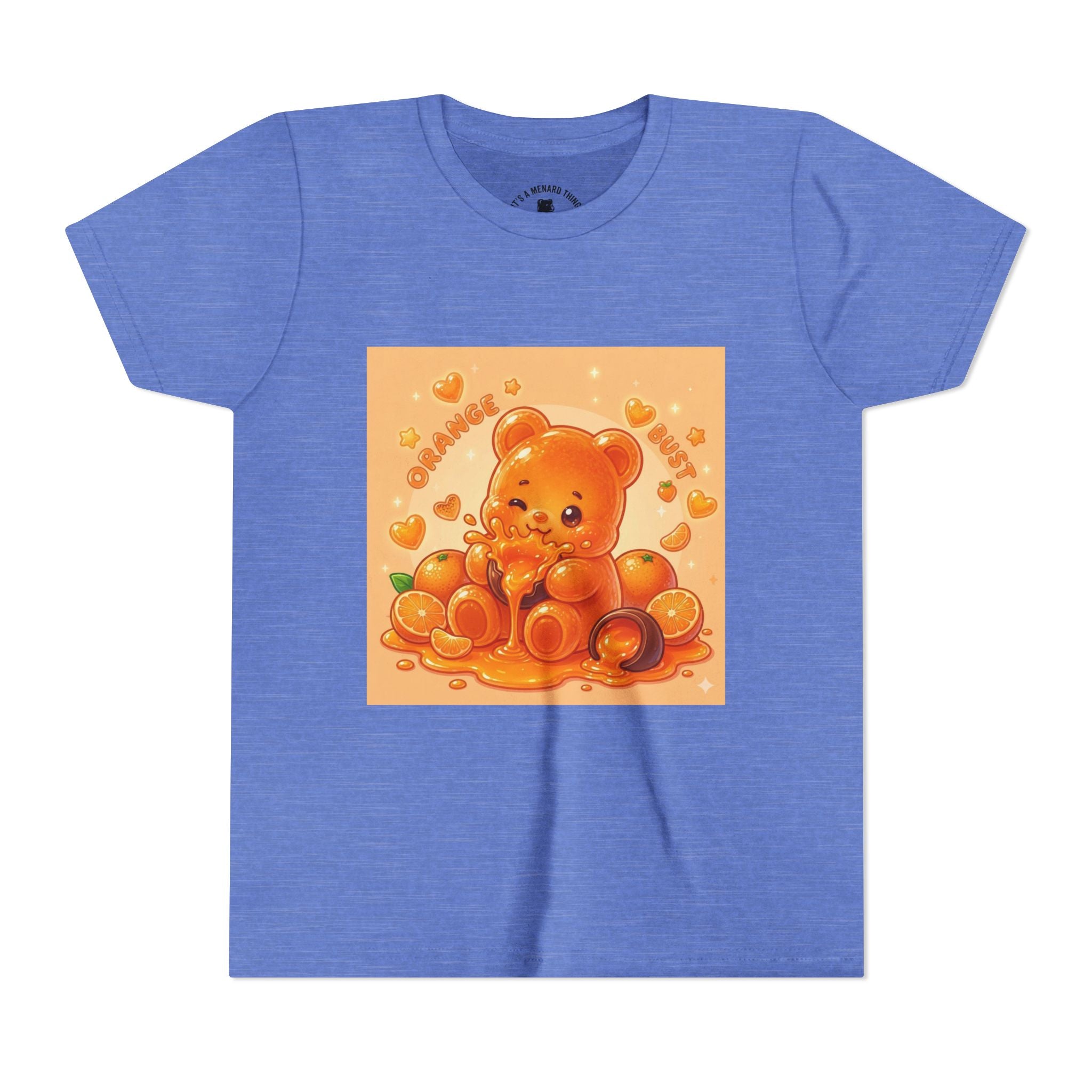 Gooey Orange Gummy Bear Graphic Tee for Kids