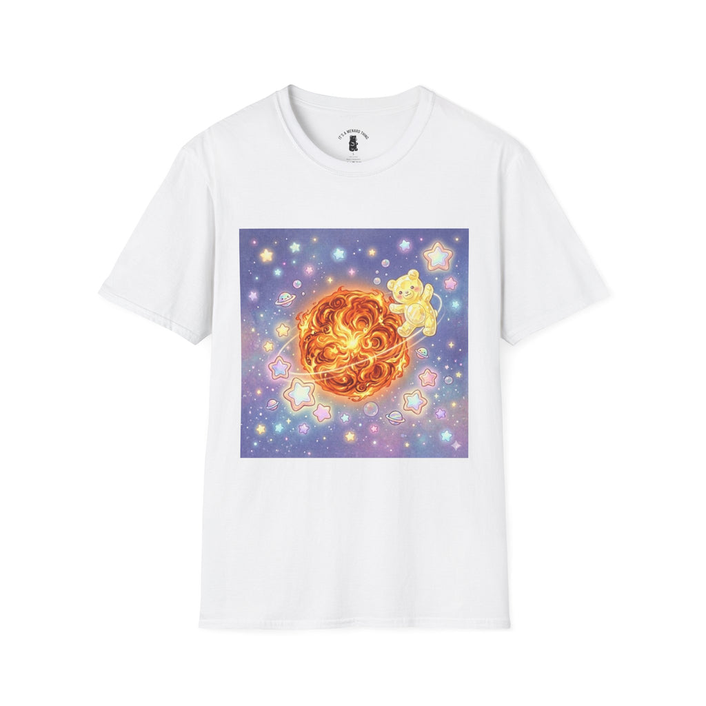 Burning Bright Sun, Yellow Crystal Gooey Gummy — Kawaii Graphic T-Shirt