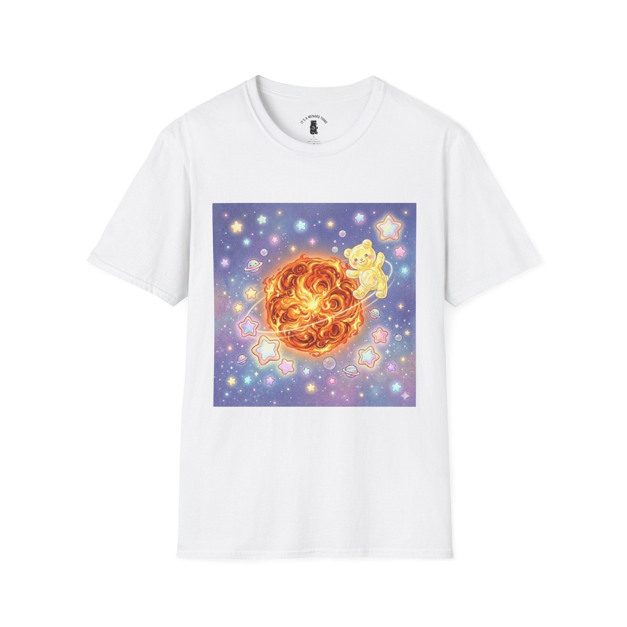 Burning Bright Sun, Yellow Crystal Gooey Gummy — Kawaii Graphic T-Shirt