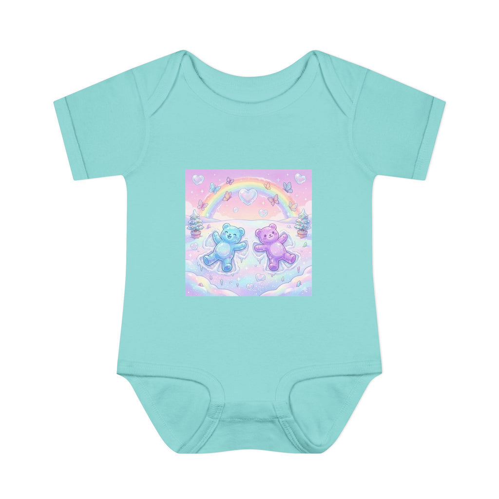 Twin Snow Angel Gooey Gummy Bears Infant Bodysuit — Cute Baby Onesie