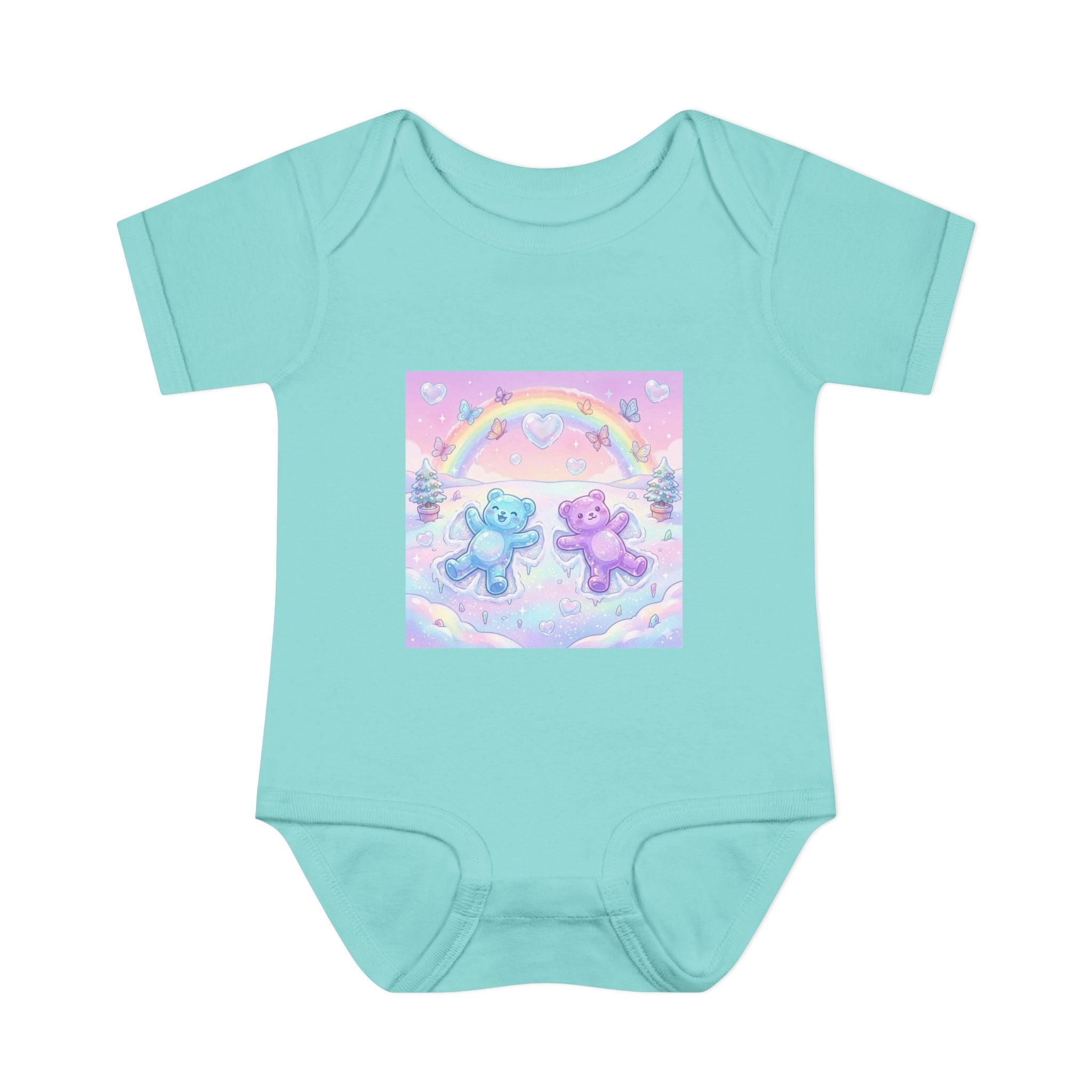 Twin Snow Angel Gooey Gummy Bears Infant Bodysuit — Cute Baby Onesie