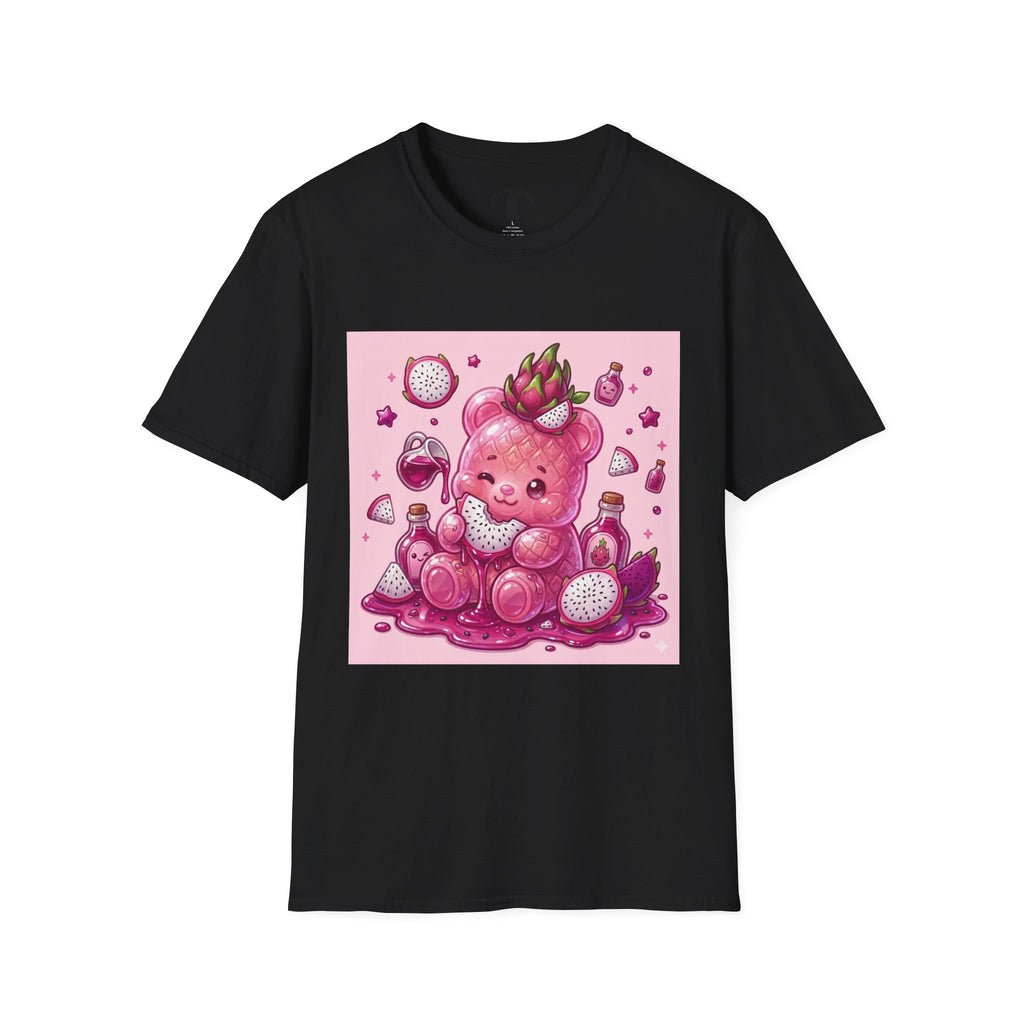 Exotic Pink Dragon Fruit Gooey Gummy Bear  — Adorable Graphic T-Shirt