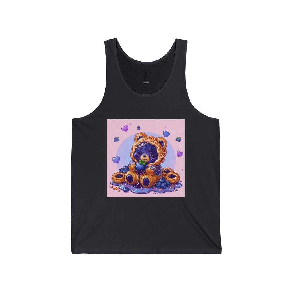 Blueberry Danish, Special Puff Pastry PJ Gooey Gummy Bear— Kawaii Graphic Tank Top