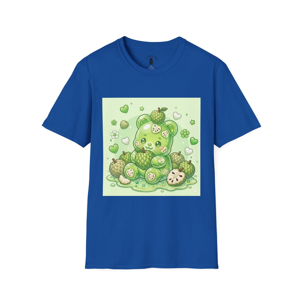 Yummy Ripe Sugar Apple, Exotic Oozy Gummy Bear- Kawaii Graphic Shirt