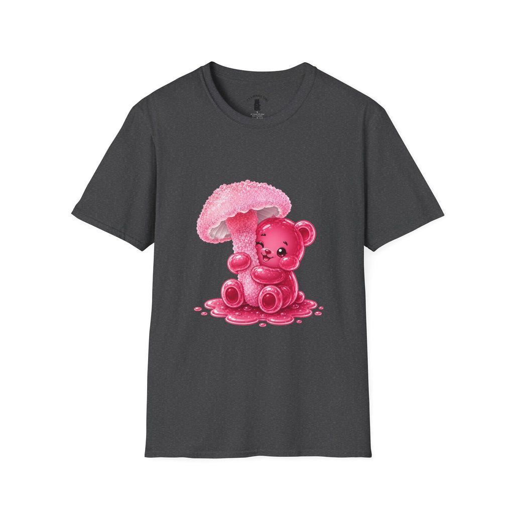 Rare Pink Mushroom Umbrella, Oozy Bear Gummy Friend- Graphic Shirt