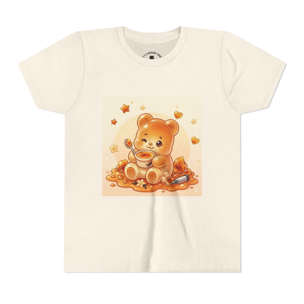 Cream Brulé Crunch Gooey Gummy Bear Graphic Youth Shirt