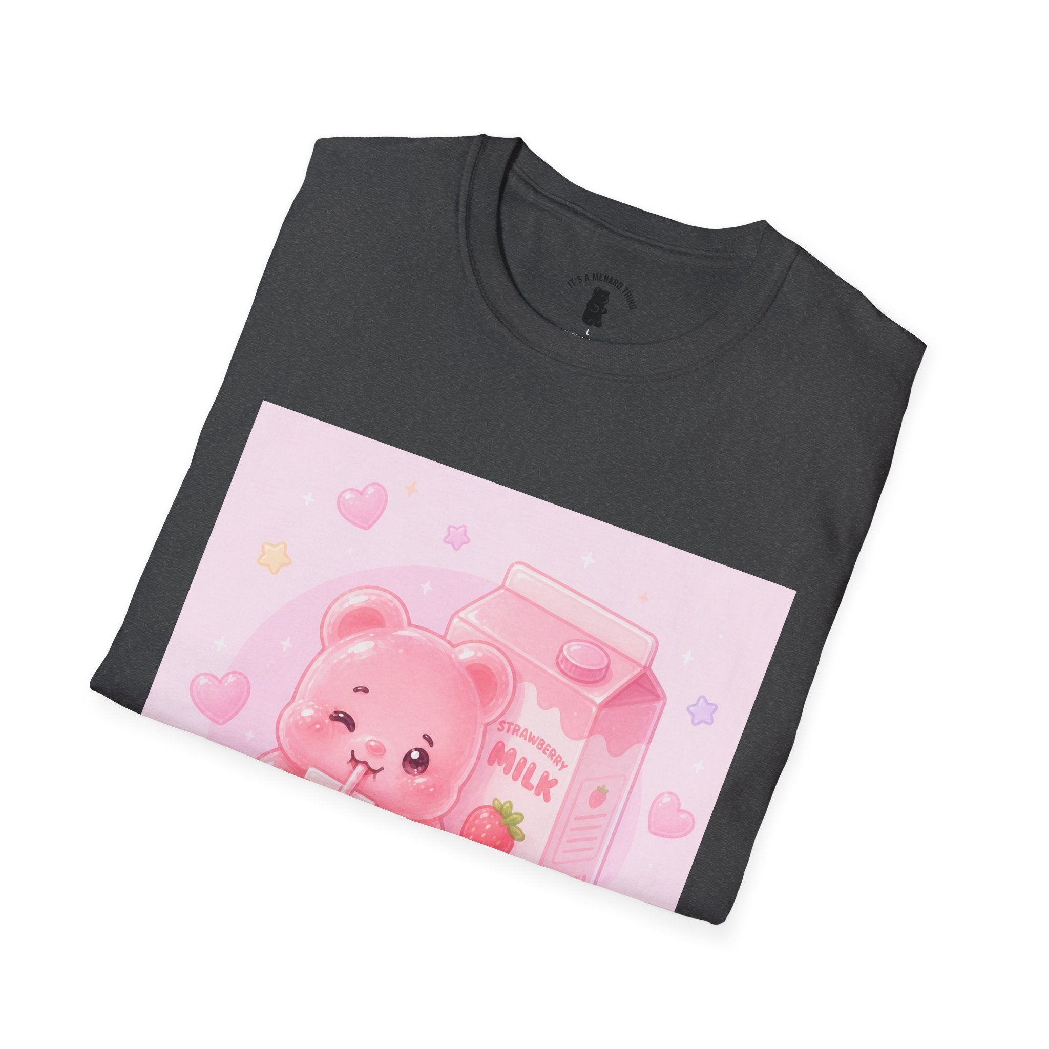 Strawberry Milk Gooey Gummy Bear T-Shirt