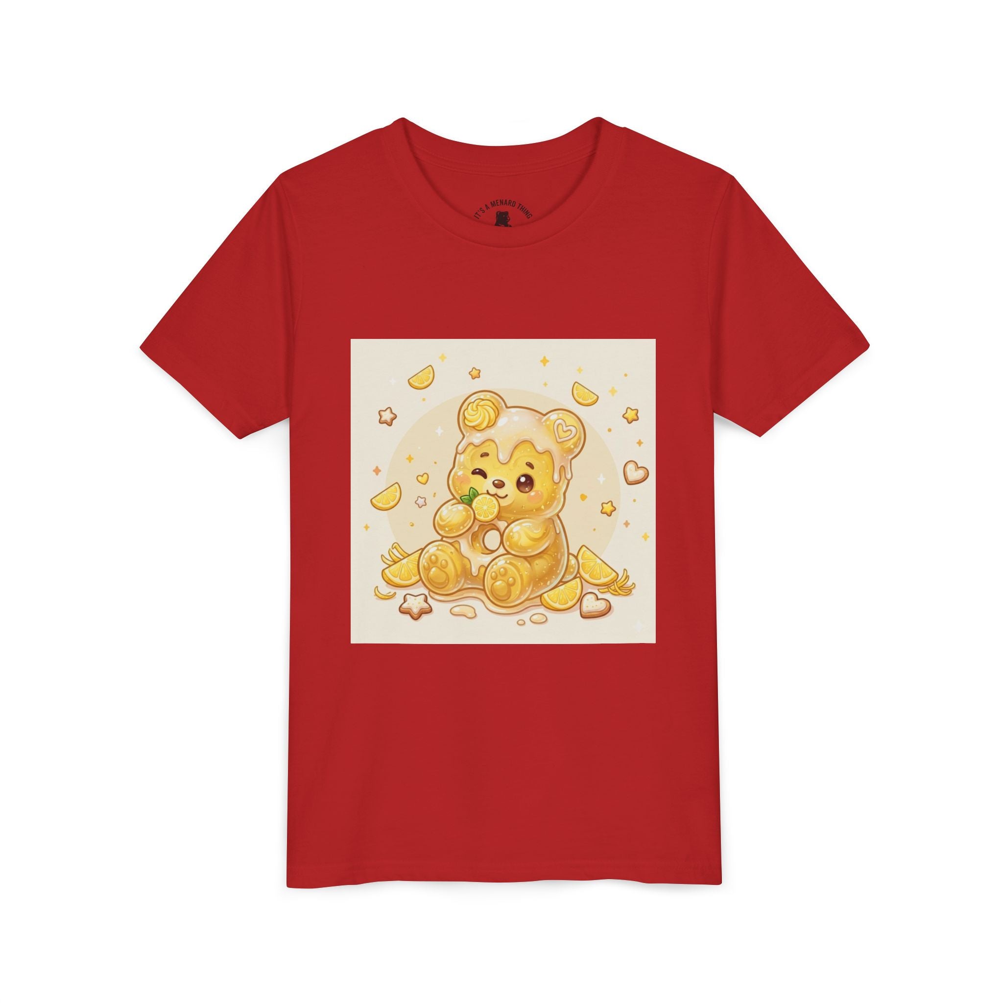 Lemon Bunt Cake Gooey Gummy bear Kids Shirt