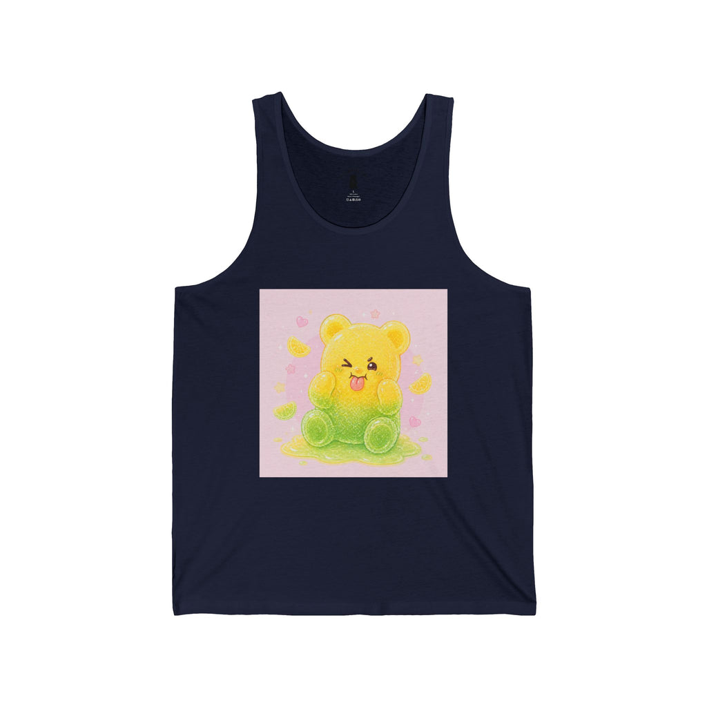 Sour Lemon & Lime Silly Gooey Gummy — Kawaii Graphic Tank Top