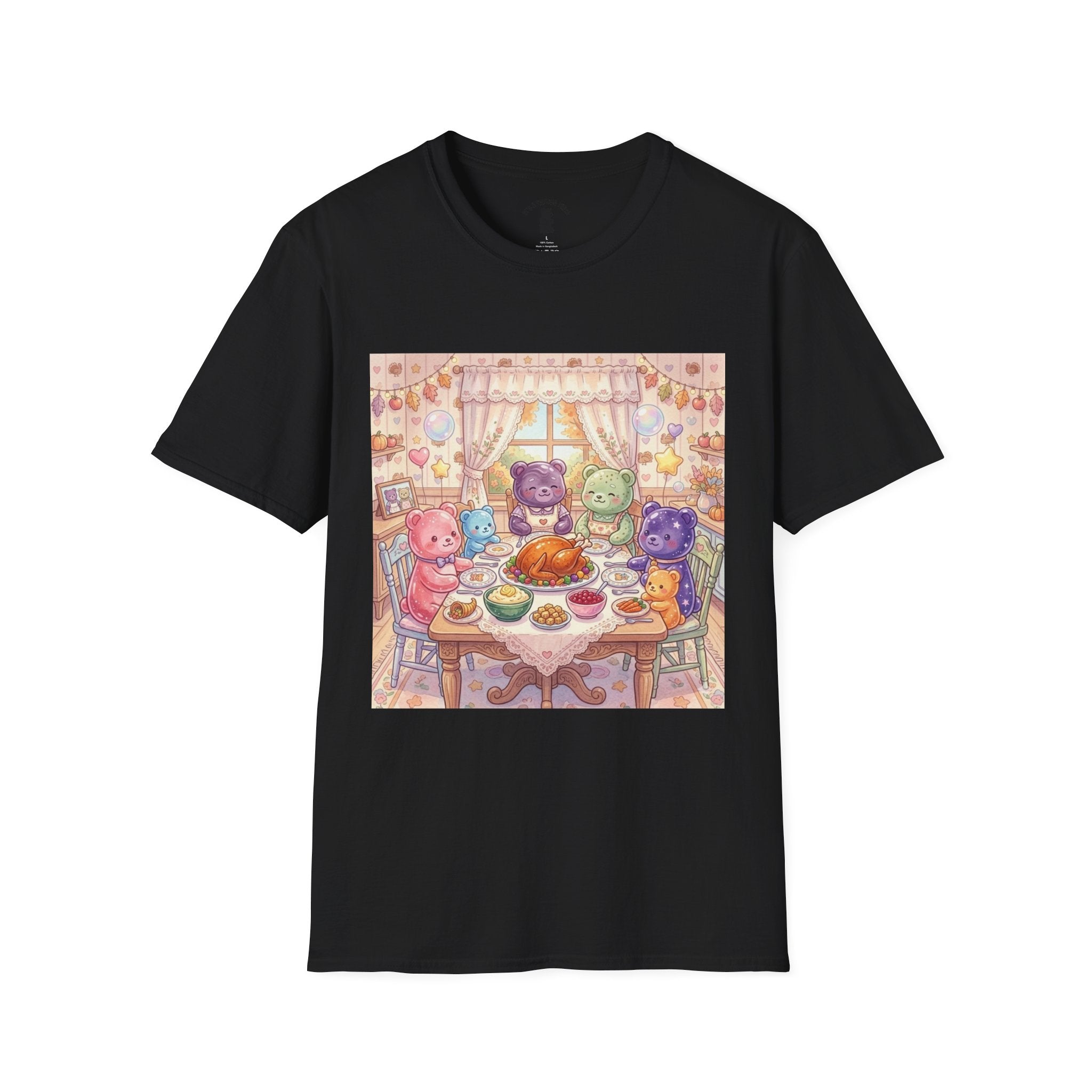 Thanksgiving with the Gummy family, Gooey Gummy Friends- Kawaii Graphic T-Shirt