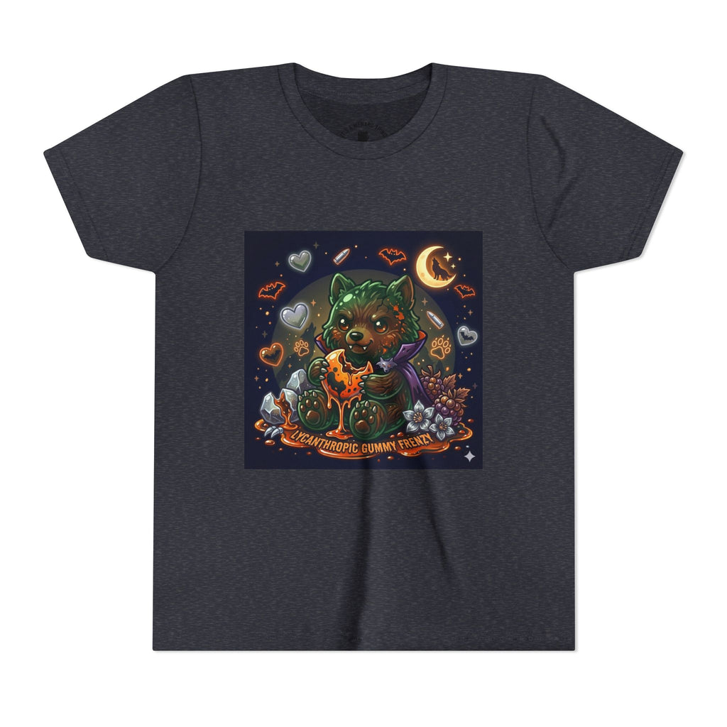 Halloween Werewolf Gooey Gummy Bear- Youth T-Shirt