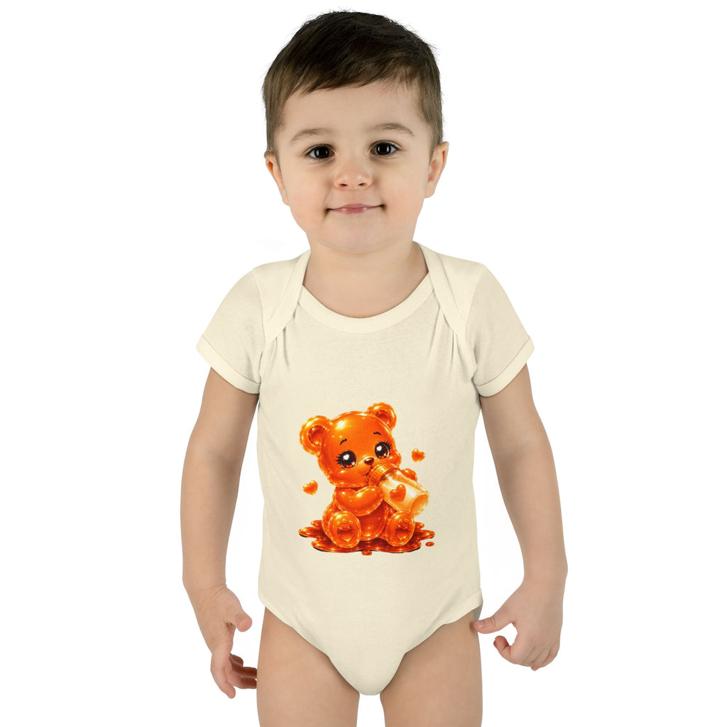 Snack Time, Oozy Baby Gummy Bear Cutie Special Addition- Graphic Onesie