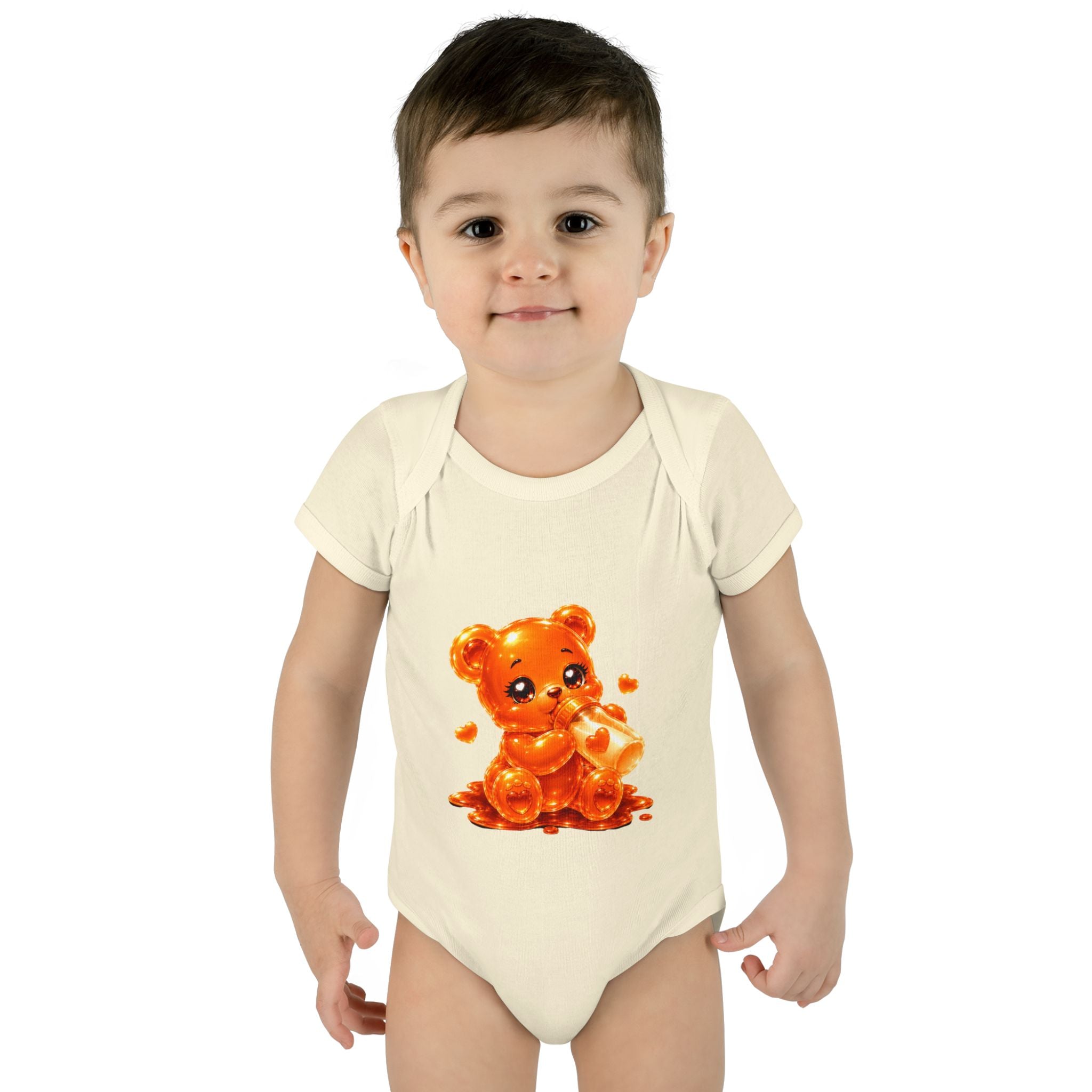 Snack Time, Oozy Baby Gummy Bear Cutie Special Addition- Graphic Onesie
