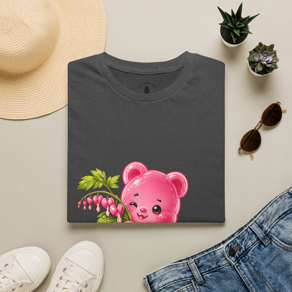 Praising Bleeding Hearts, Pink Oozy Bear Gummy Special- Graphic Shirt