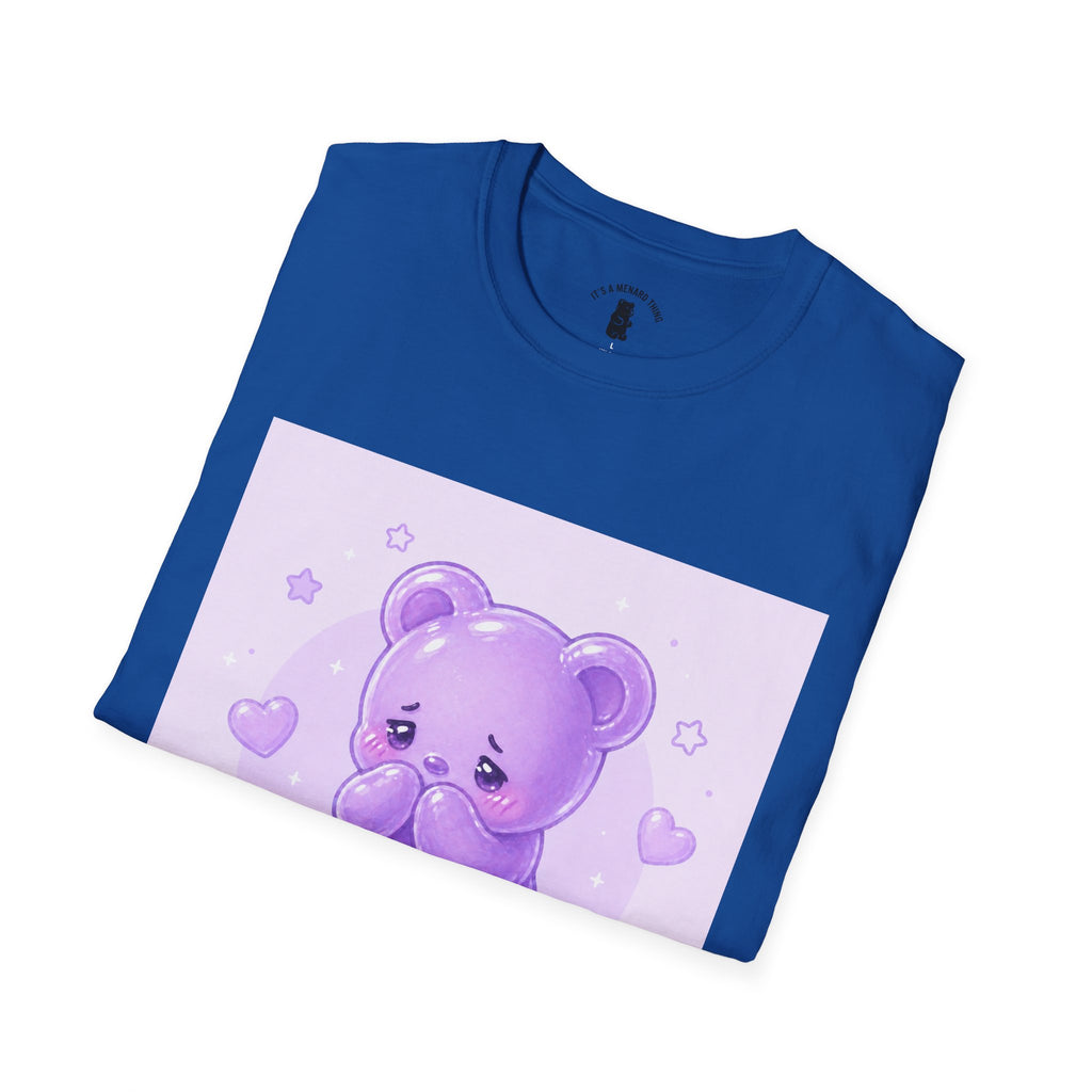 "Don't Look at Me" Shy gooey Gummy bear Kawaii T-Shirt