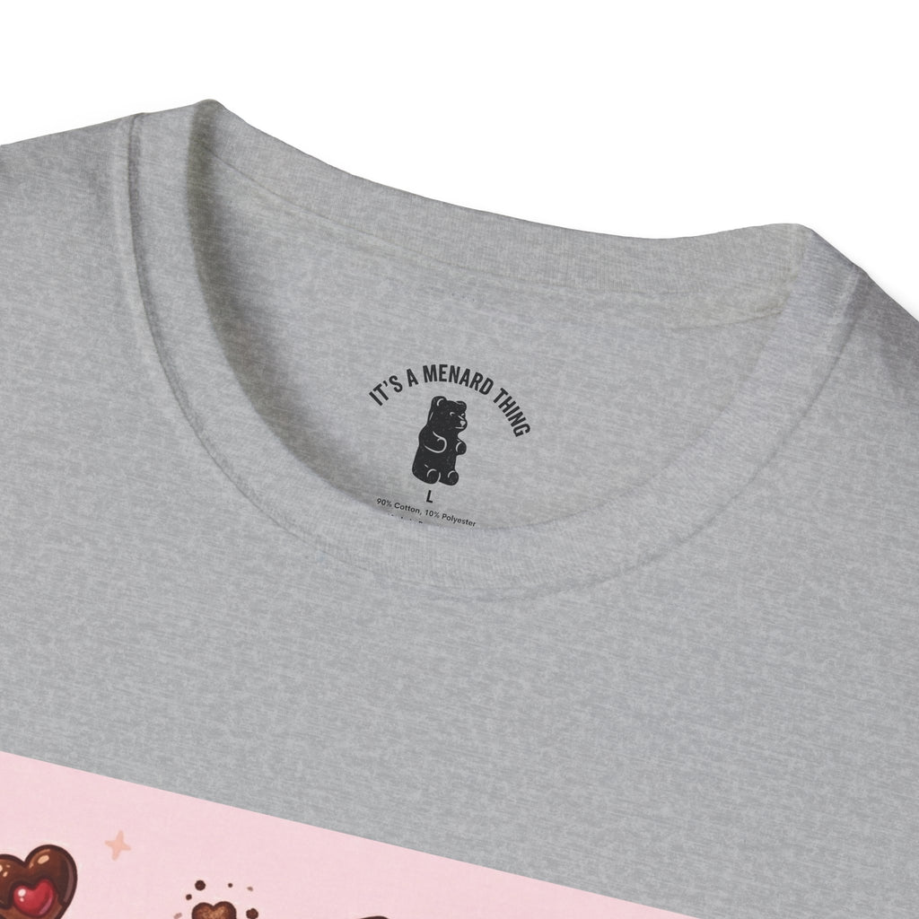 Chocolate Molten Lava Cake Gooey Gummy Bear — Cute Graphic Tee