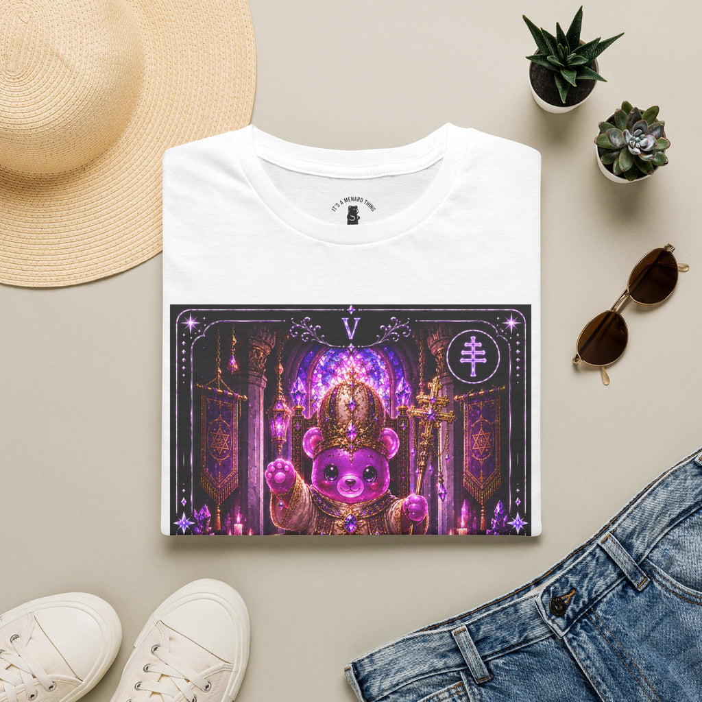 The Hierophant Tarot Mystic Oozy Bear Friend Special Addition- Graphic Shirt