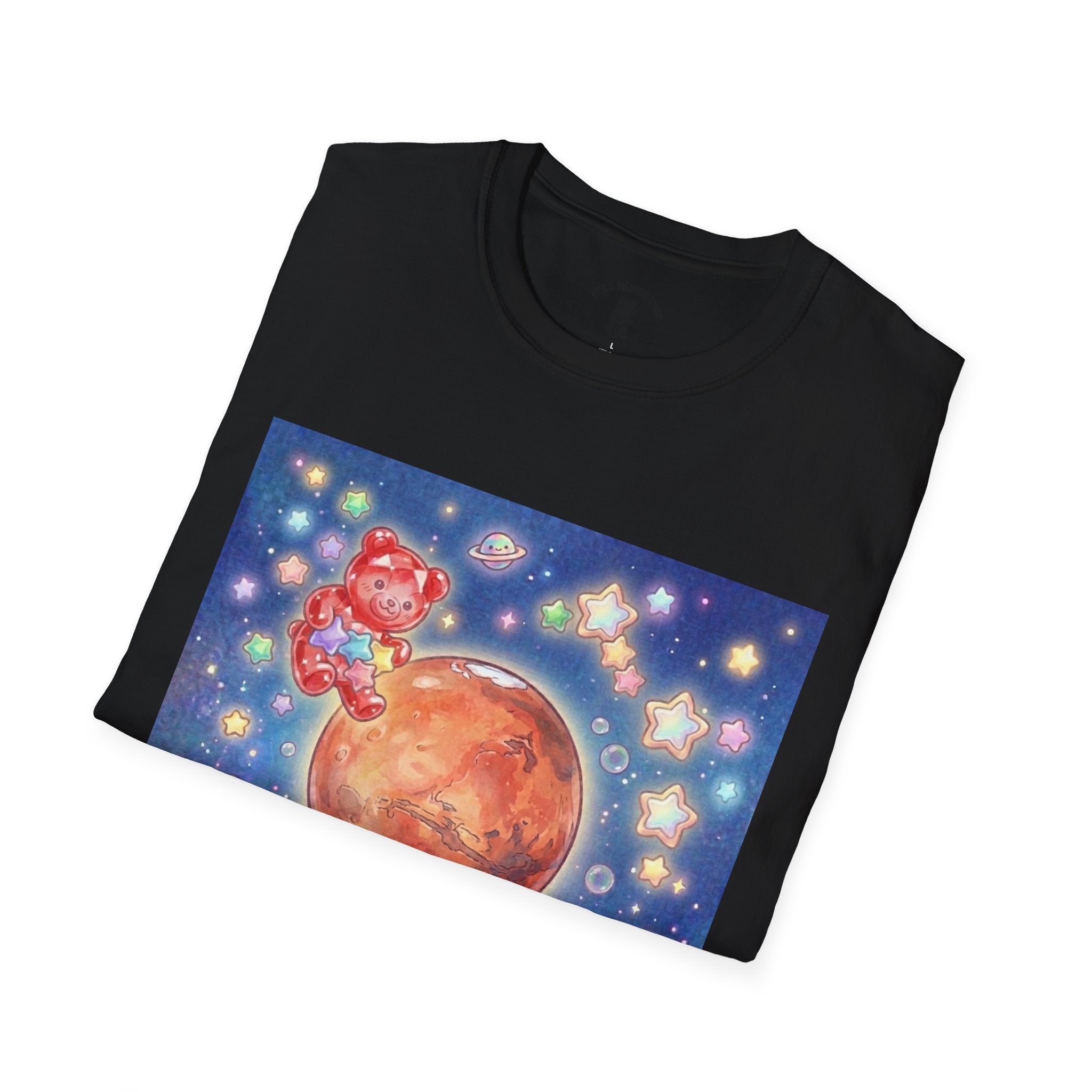 Think of Mars, Red Crystal Gooey Gummy Bear — Space Graphic T-Shirt